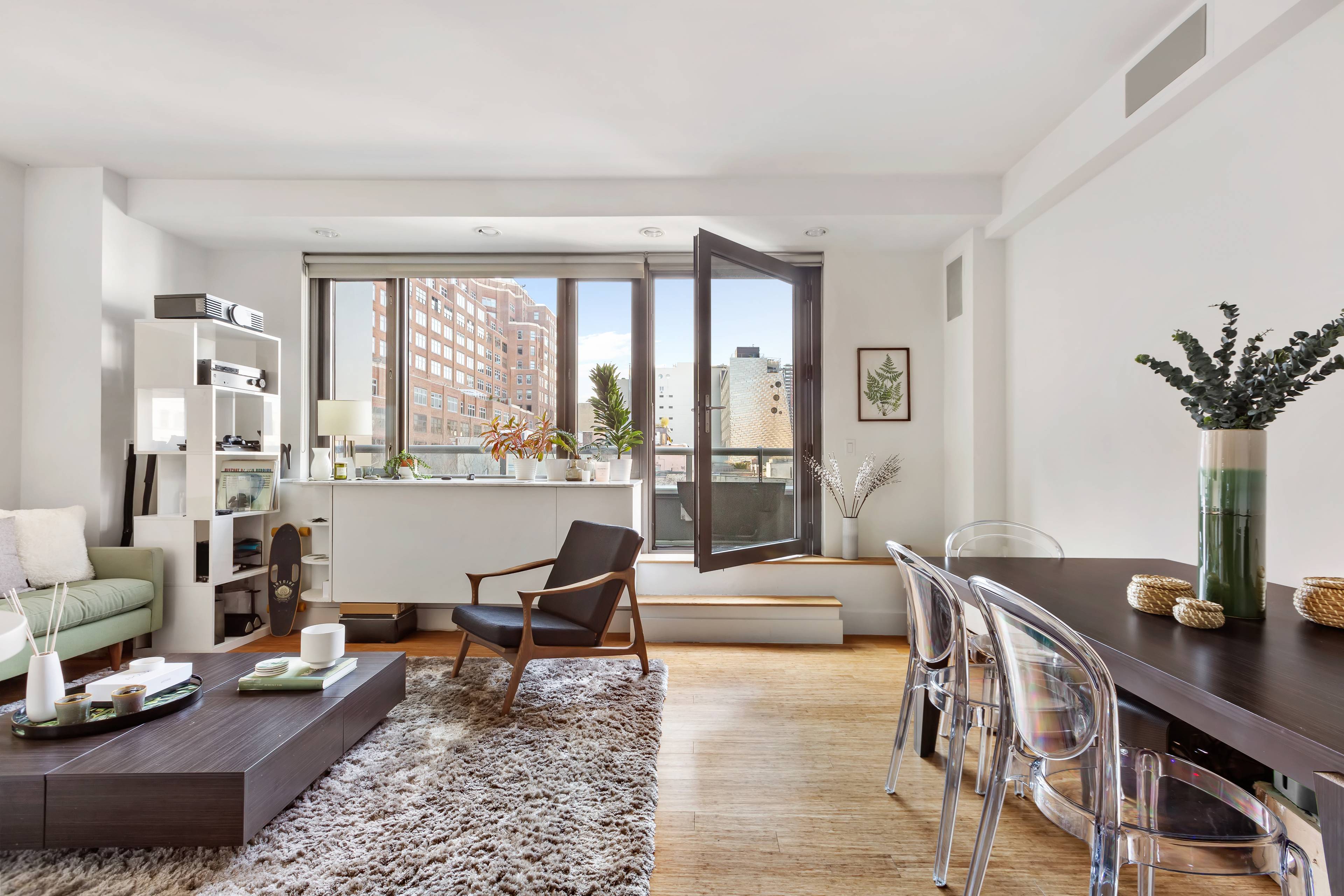 Residence 6A at 305 West 16th Street is a one of a kind, west facing residence with a 170 square foot private terrace in prime Chelsea with beautiful sunset views.