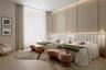 One of three beautifully appointed guest suites, offering a refine and private retreat for visiting guests.