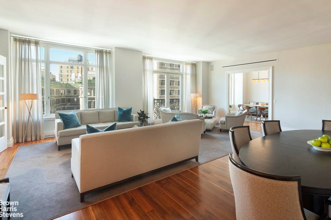 New to Market ! Apartment 9B, a unique 4, 221 square foot home in the Upper West Side's luxury condominium, The Laureate, is making its first debut.