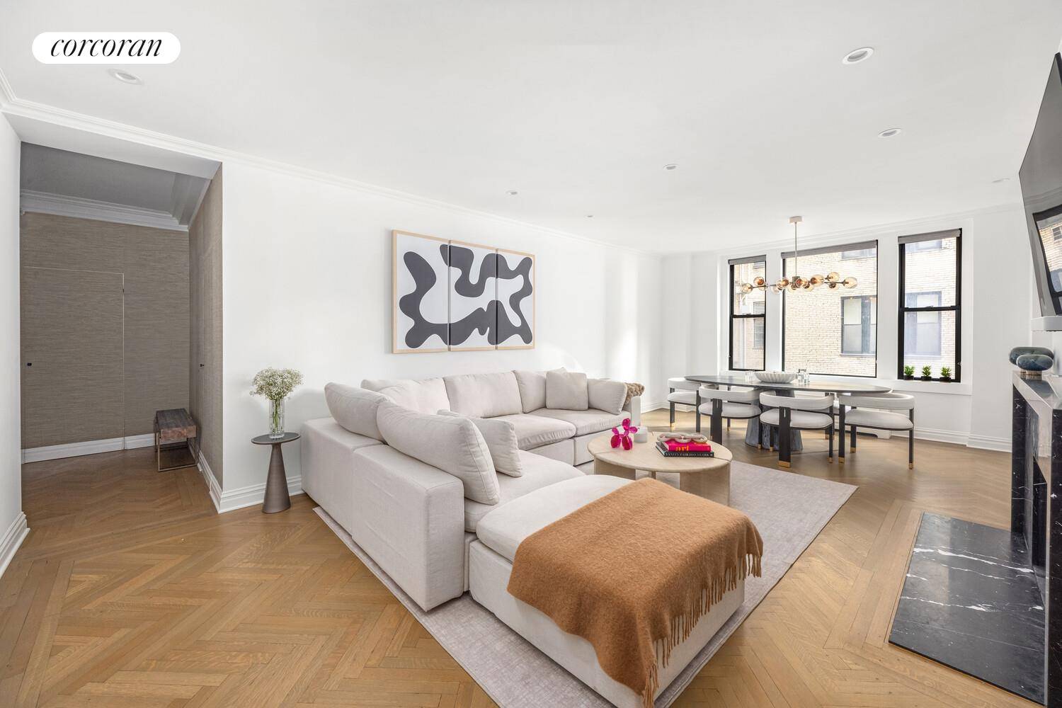 JUST LISTED Triple mint home in prime Park Avenue pre war building.