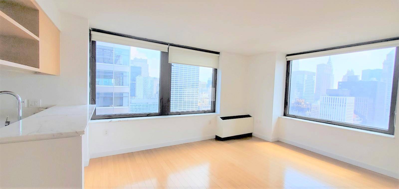 If you are looking for a sunny alcove studio on a high floor with city views and close to Bryant Park you should seriously consider apt 41D at 100 West ...