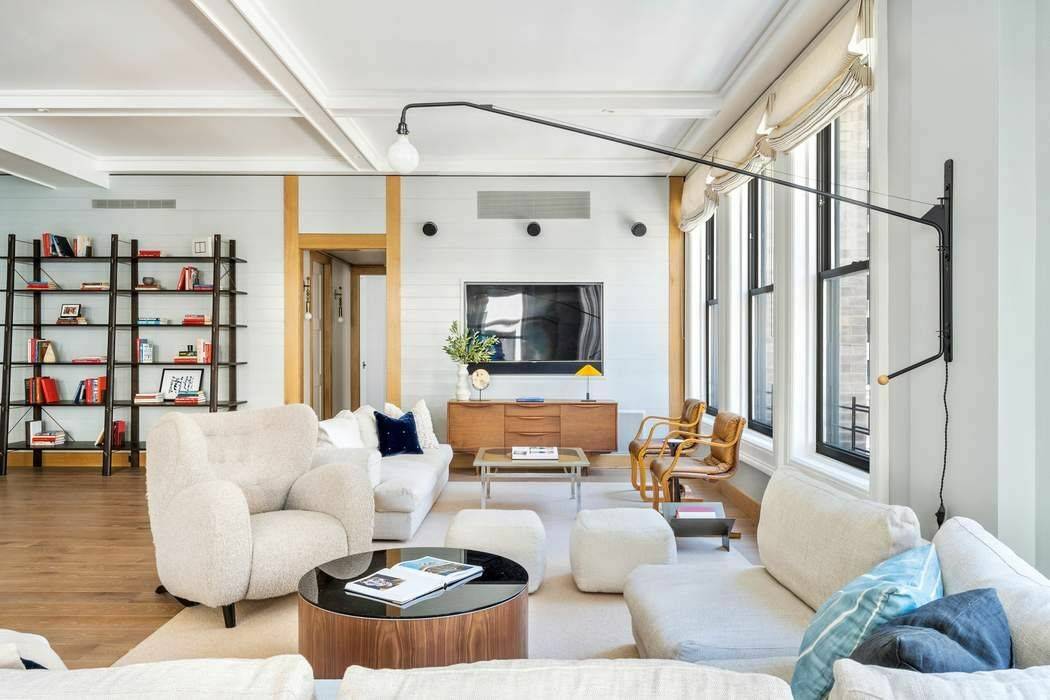 Pre war details abound in this pristine, fully customized loft in the heart of Flatiron.