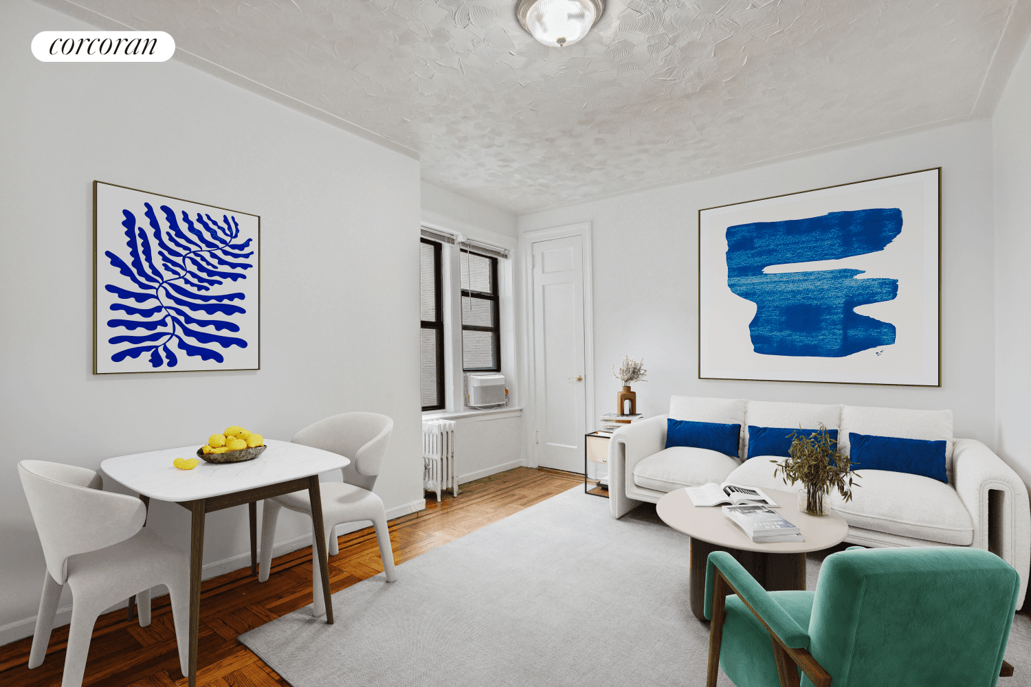 Come home to this truly remarkable one bedroom, one bath apartment in the much sought after Astoria Lights Co op.