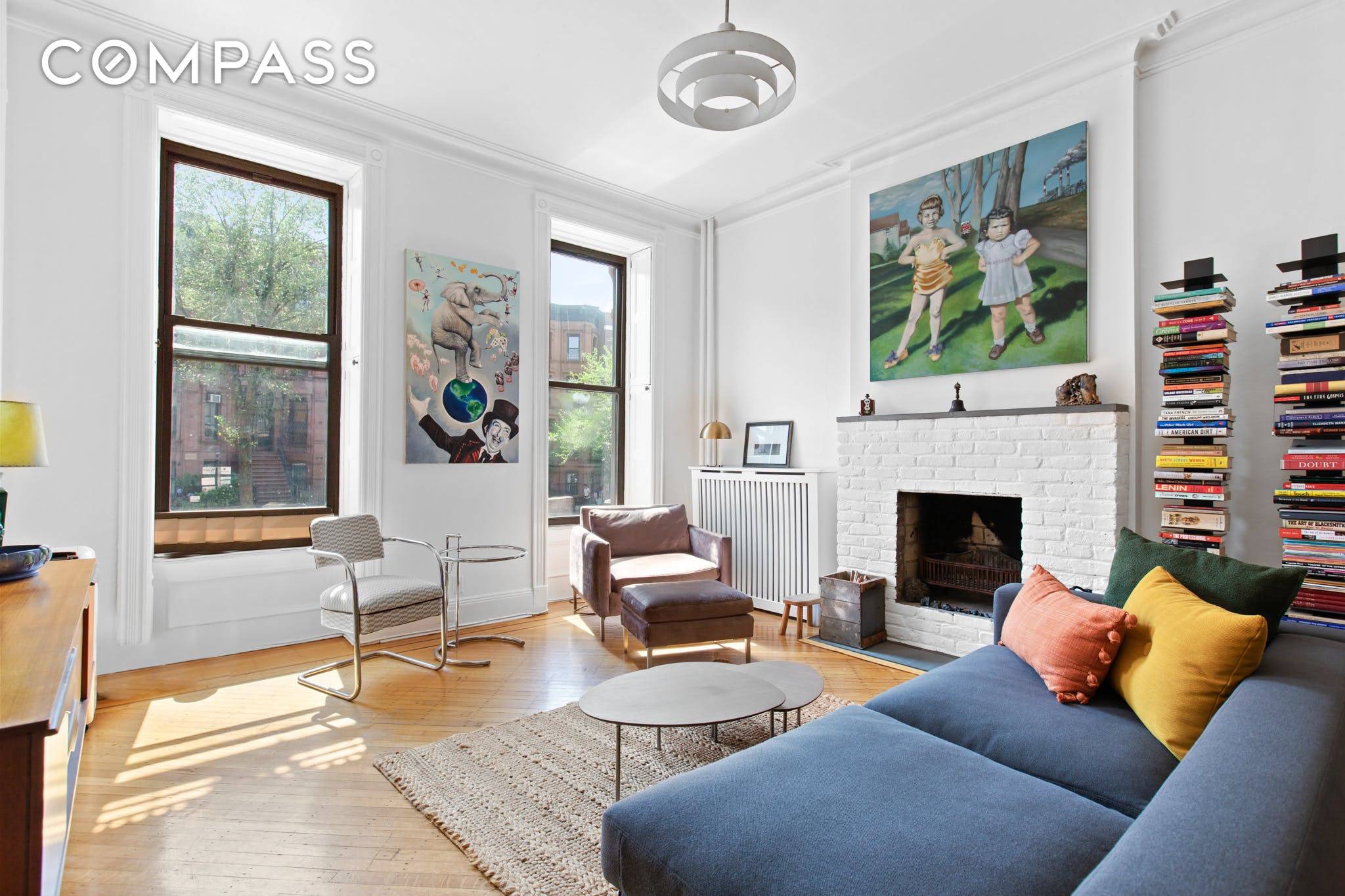 An irresistible, spacious 1 bedroom duplex in a boutique 6 unit brownstone co op charmer in prime Park Slope !