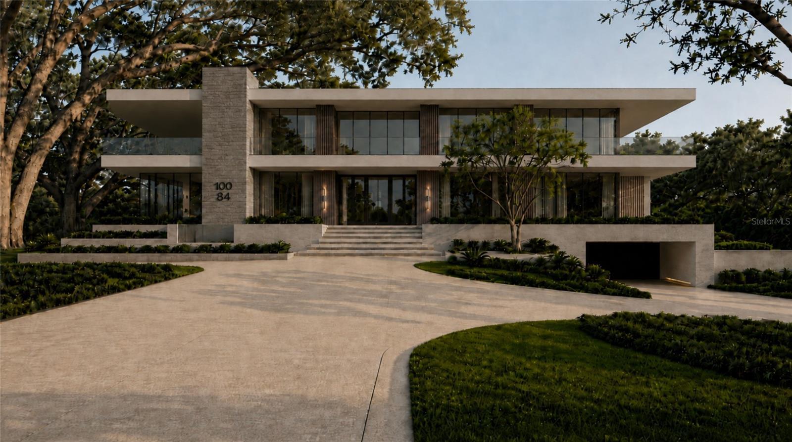 Front Exterior Architectural Rendering