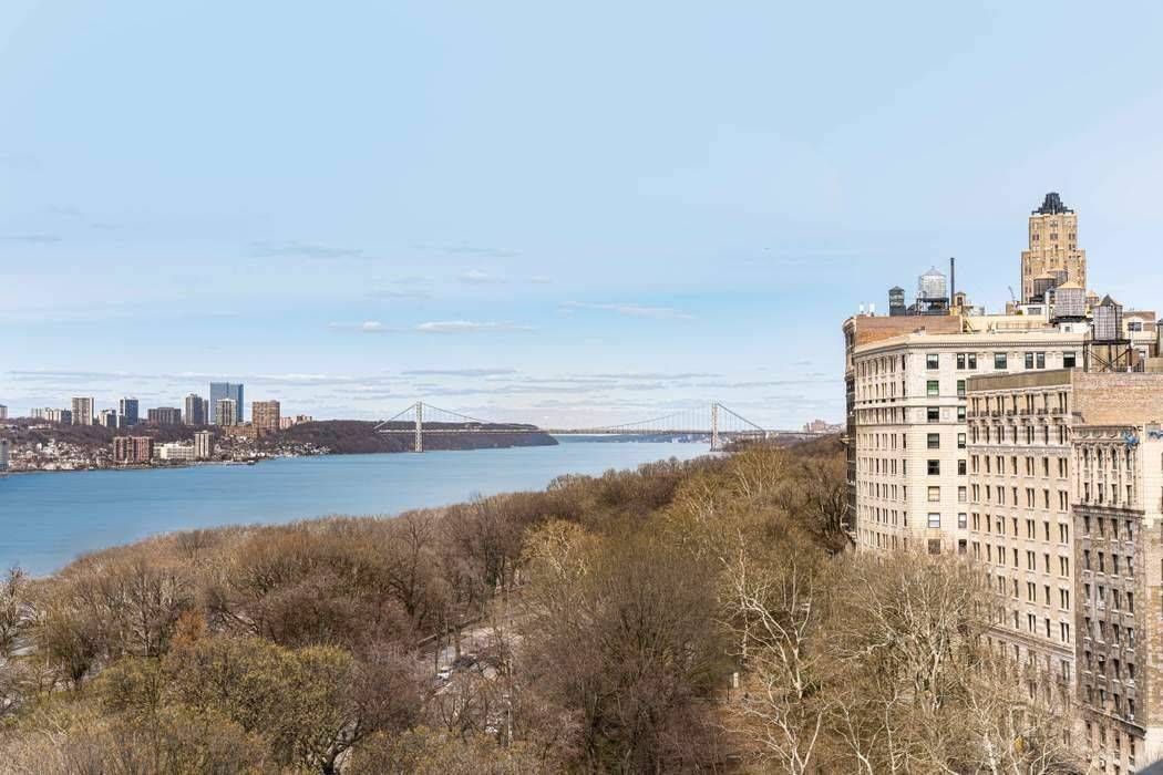 Enjoy Riverside park views and amazing sunsets over the Hudson River.