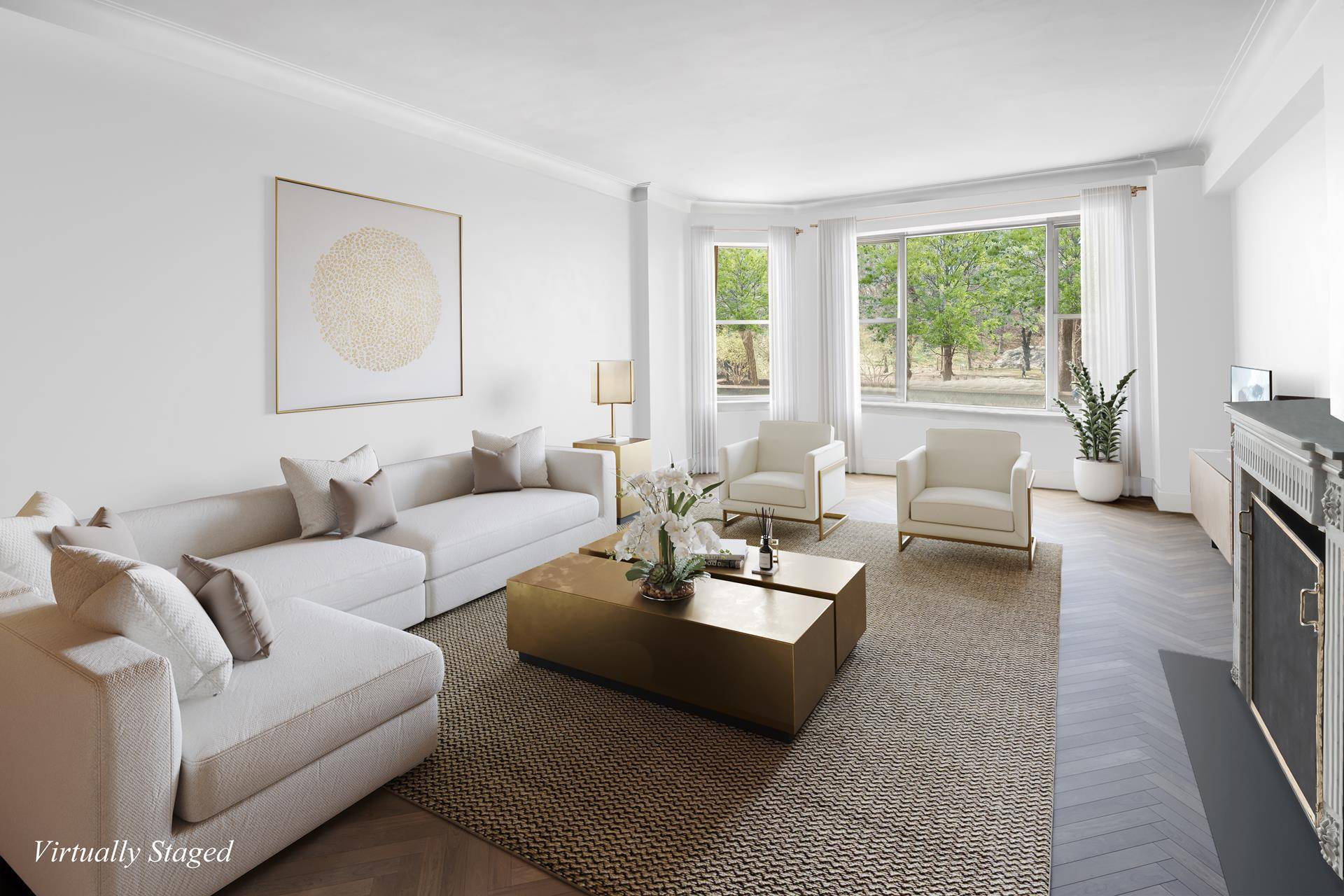 2 Bed Plus Bonus Room Library or Bedroom Central Park ViewsApartment 2A is an expansive exquisitely renovated apartment at the coveted 1 East 66th Street.