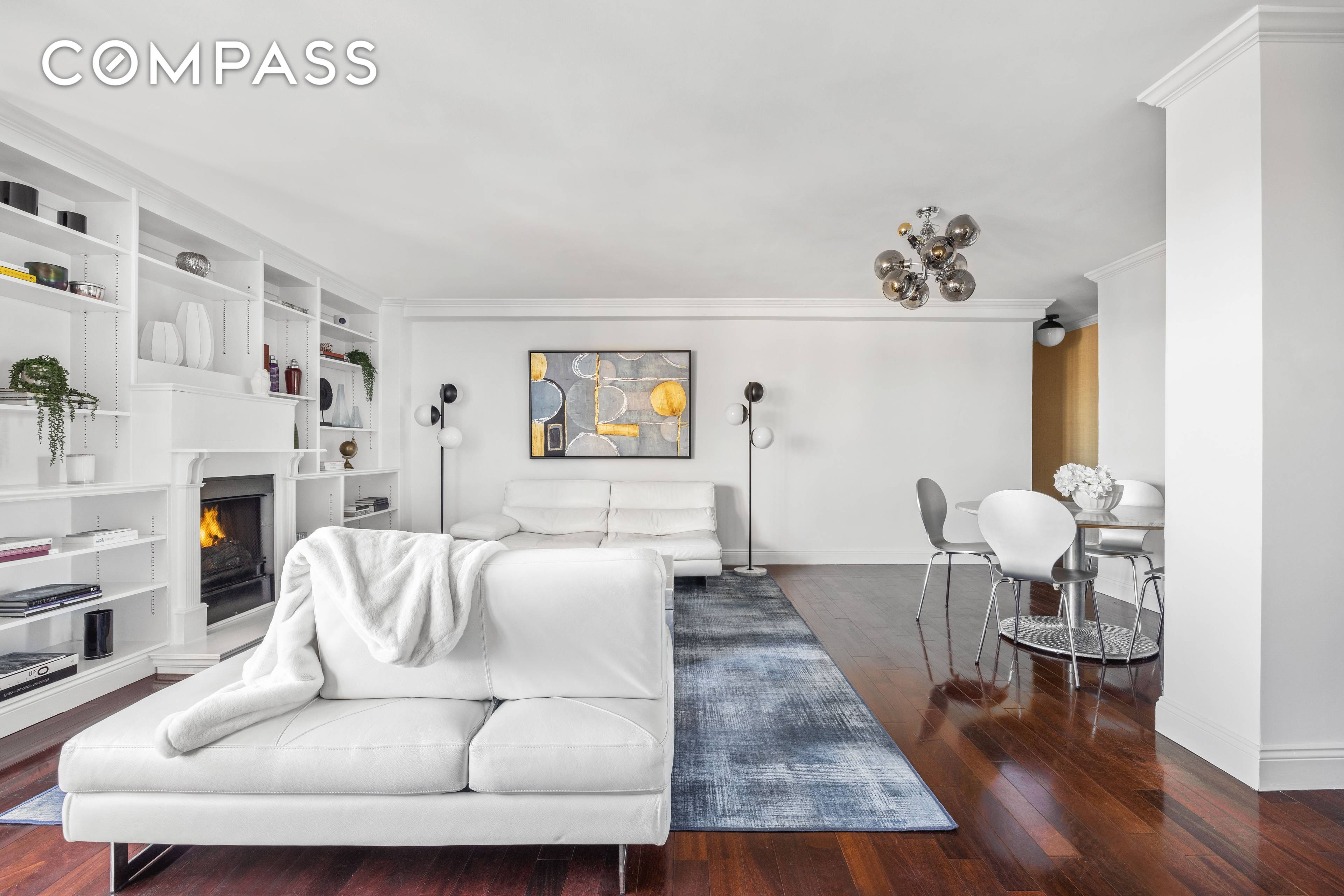 This spacious 18th floor 3 bedroom, 2 bathroom apartment has extraordinary East River and iconic Midtown views including the Empire State Building and Chrysler Building.
