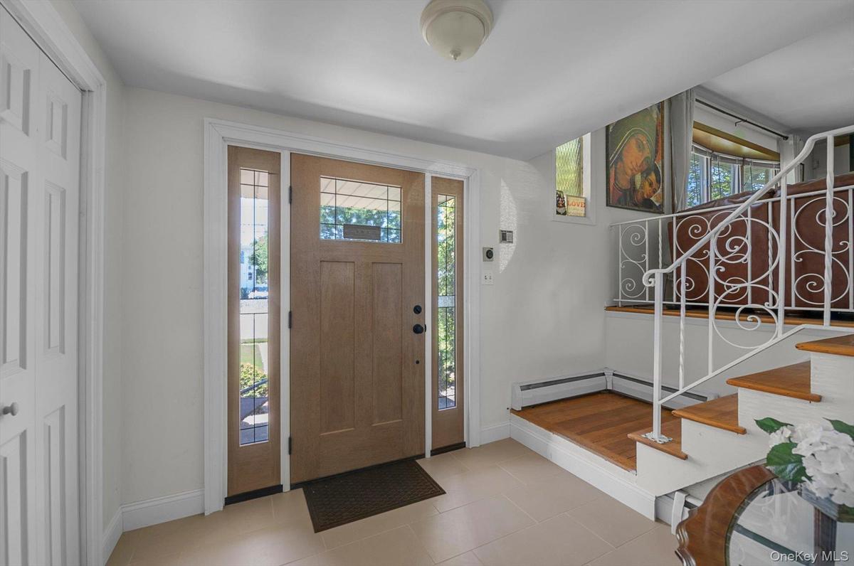 Entry foyer to main house