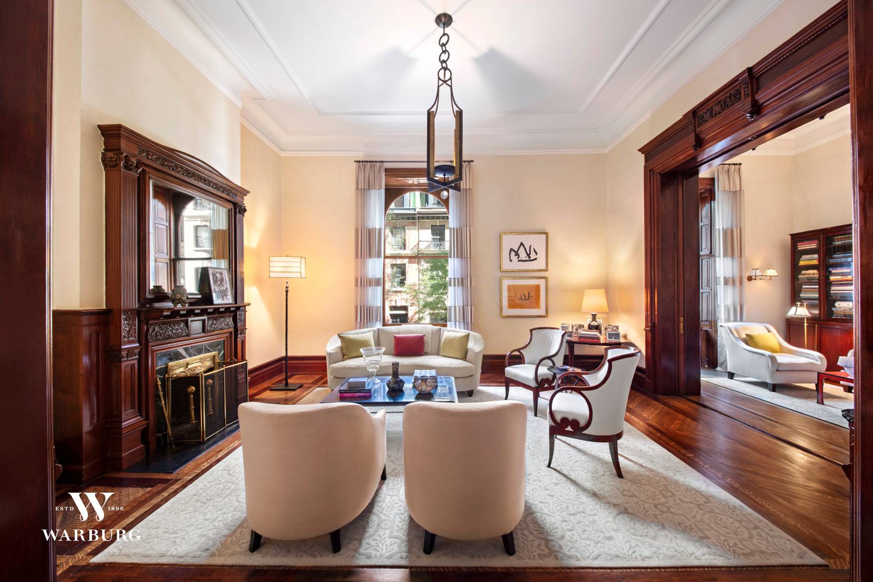 An apartment that can be best described as a work of art has come to market in the famed Dakota.