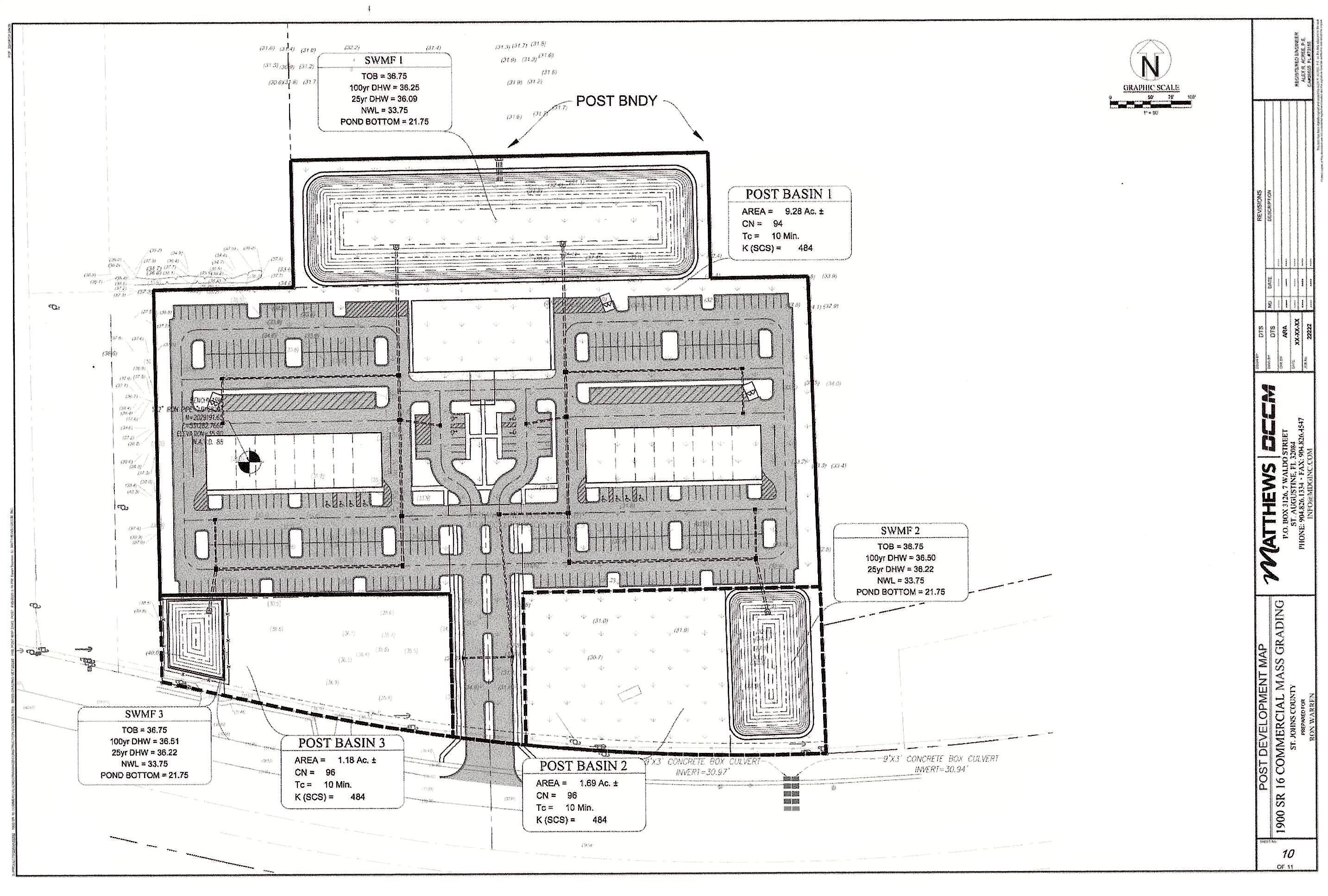 412 Feet of Frontage per each 3.