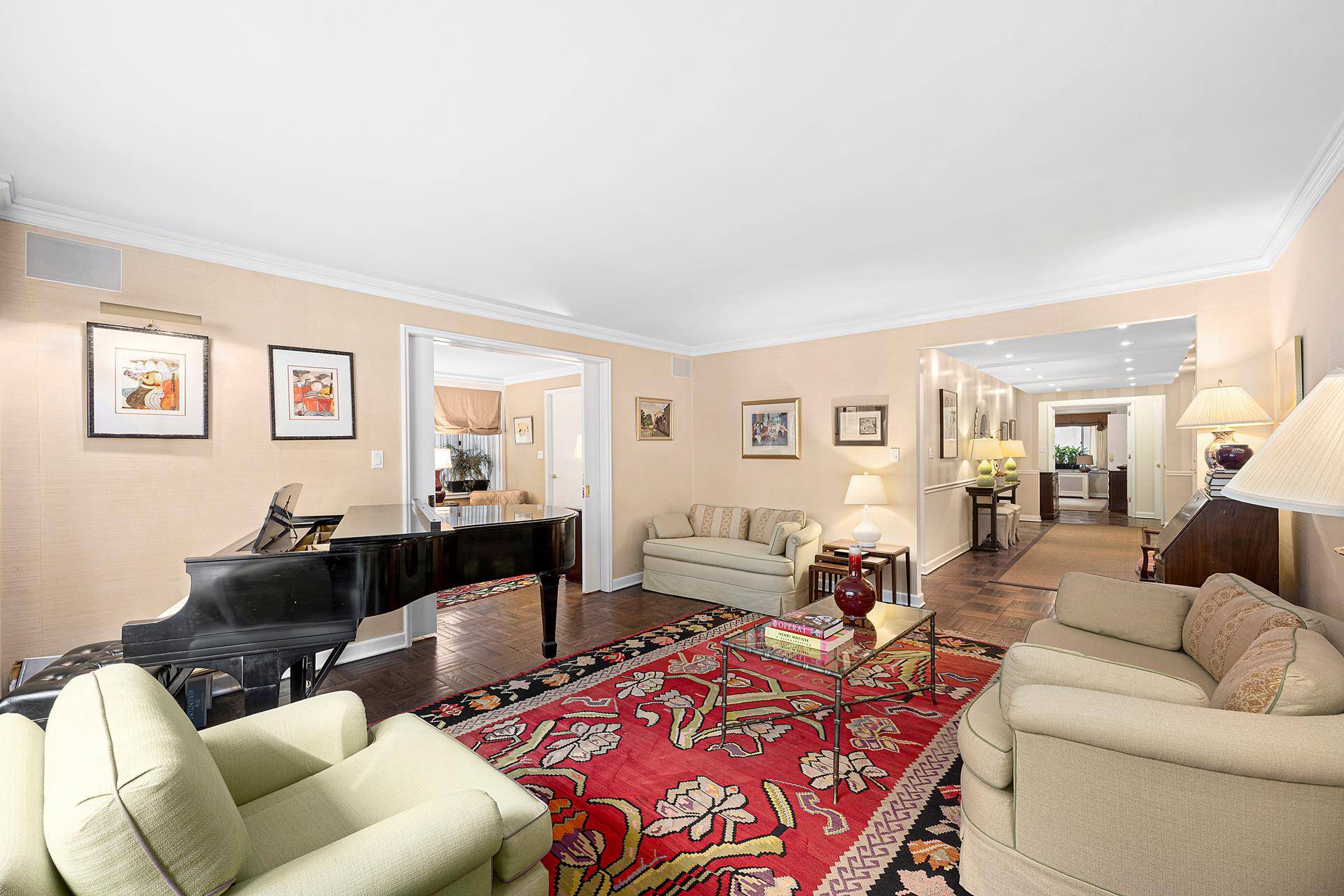 Madison Avenue BeautyThis spectacular oversized 2 bedroom and 2 1 2 baths is located just one block from Central Park on the corner of Madison Avenue and 65th Street.