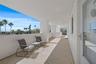 Covered breezeway to units