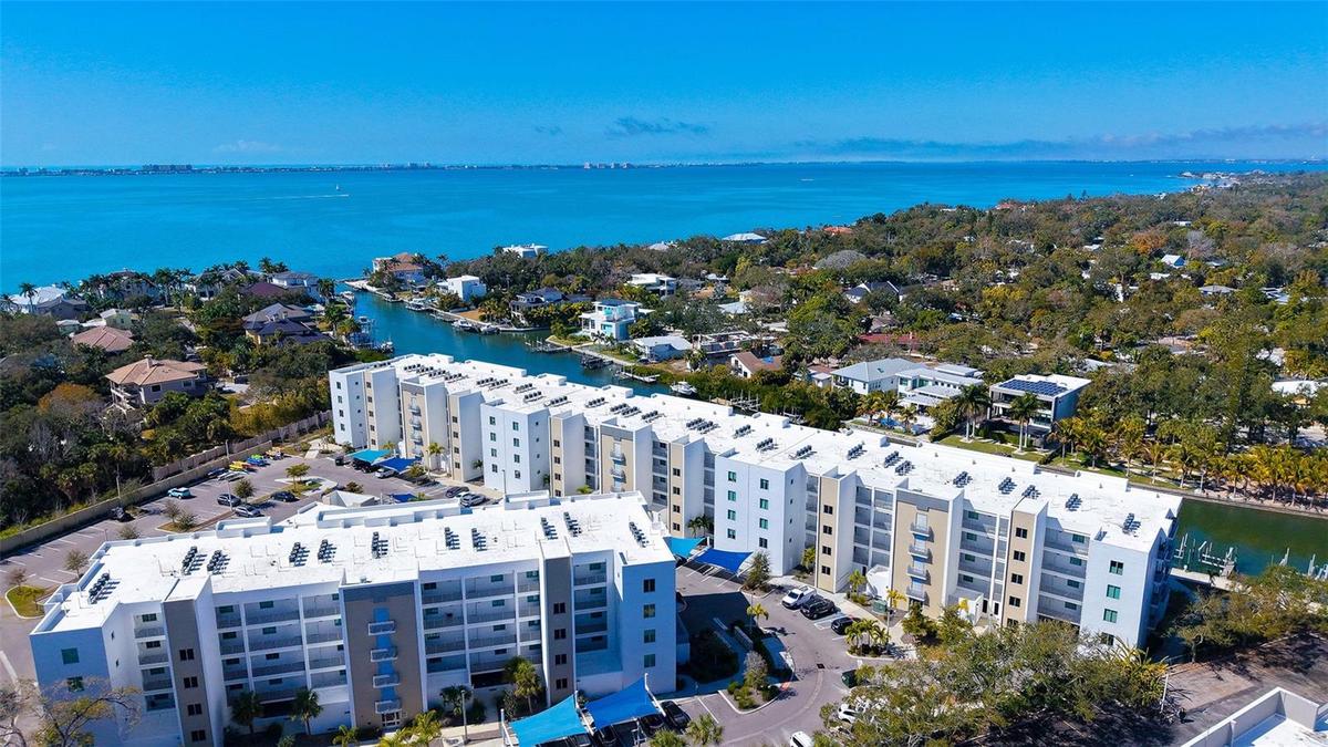 The Strand consists of 2 buildings, 152 units, and 47 boat slips