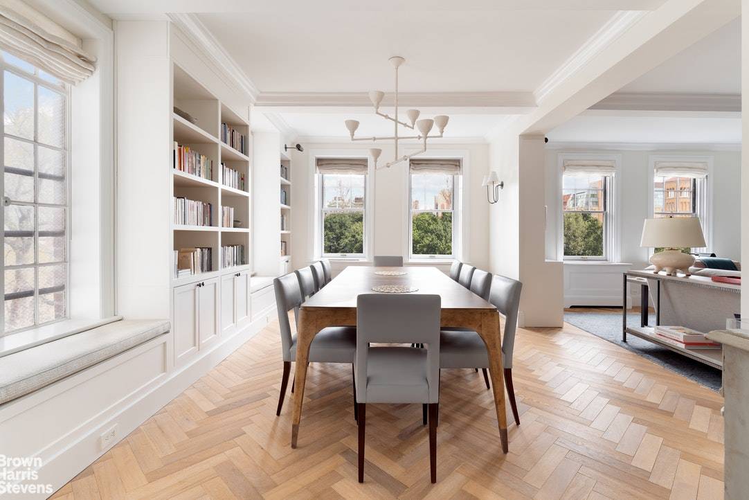 It is only occasionally that a meticulously renovated apartment overlooking Washington Square Park comes to market.
