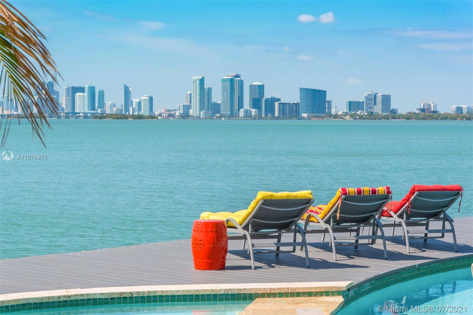 Best views in all miami consisting of downtown miami and sunrise and sunset.