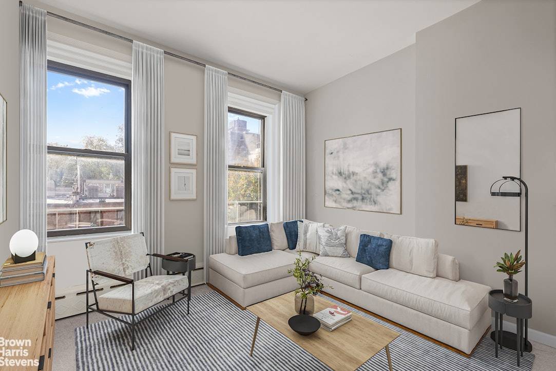 Elegant prewar one bedroom home meets a contemporary upgrade at 32 West 96th Street, located moments from Central Park.