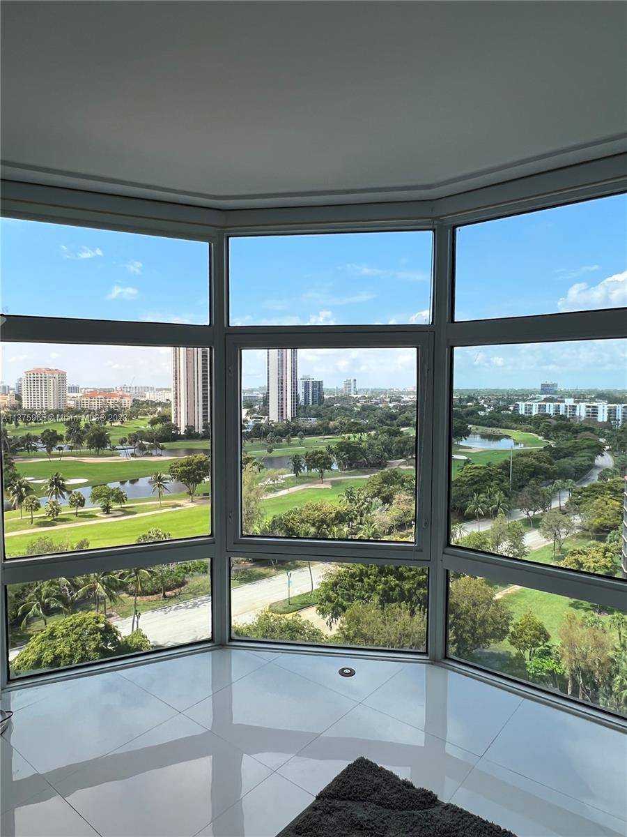 Completely renovated condo with breathtaking views of Aventura golf course and water.
