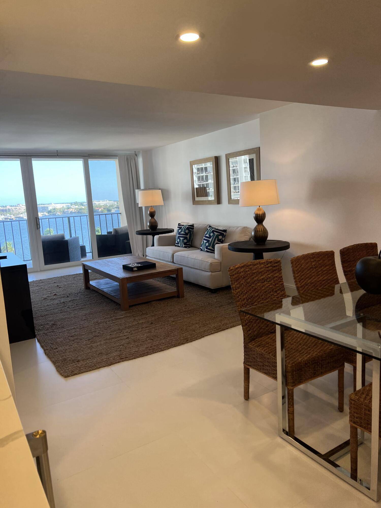 Enjoy this fully renovated, bright and sunny condo with beautiful views of the Intracoastal.
