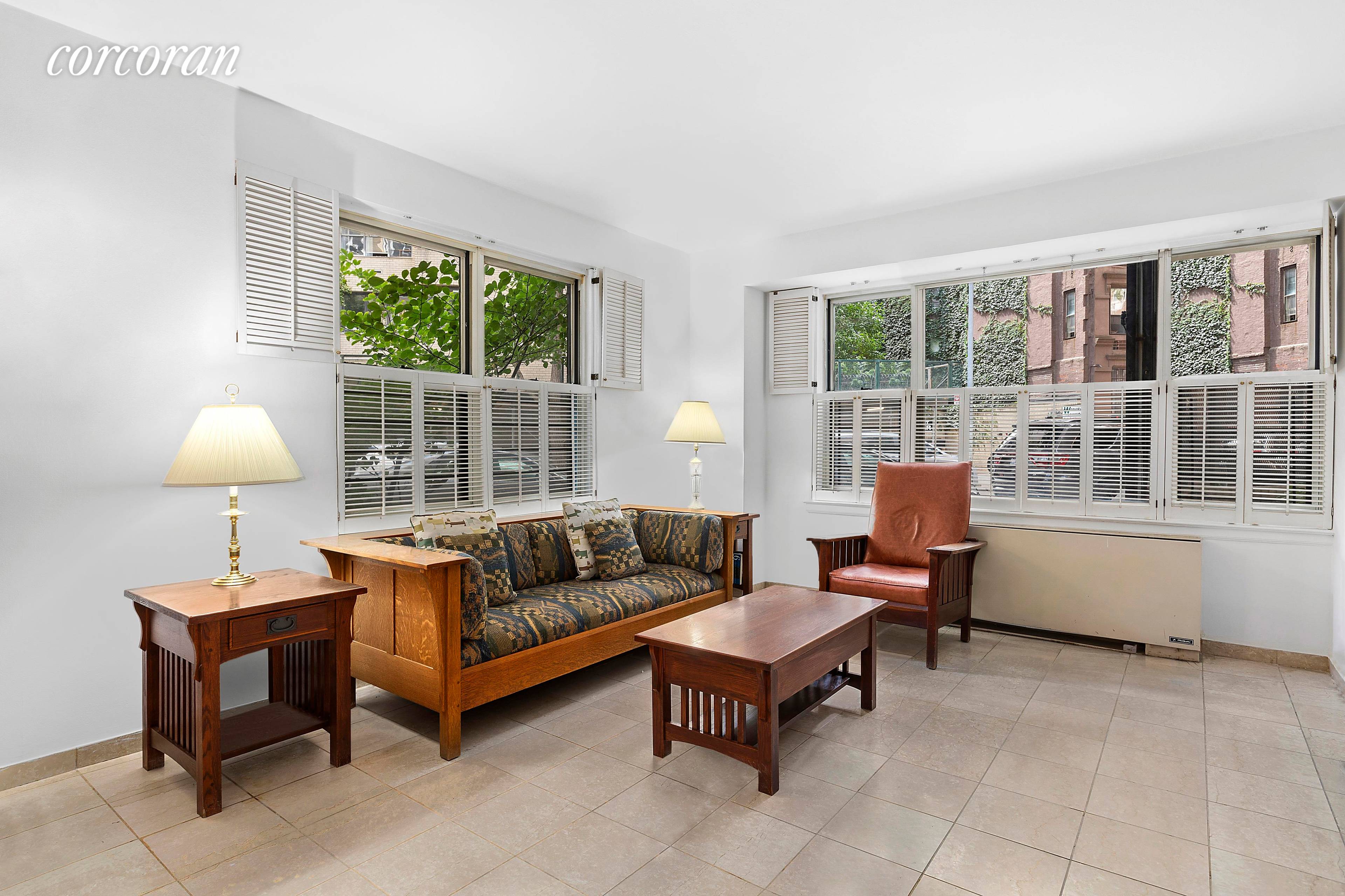 A spacious two bed, two bath Upper East Side home is now on the market.