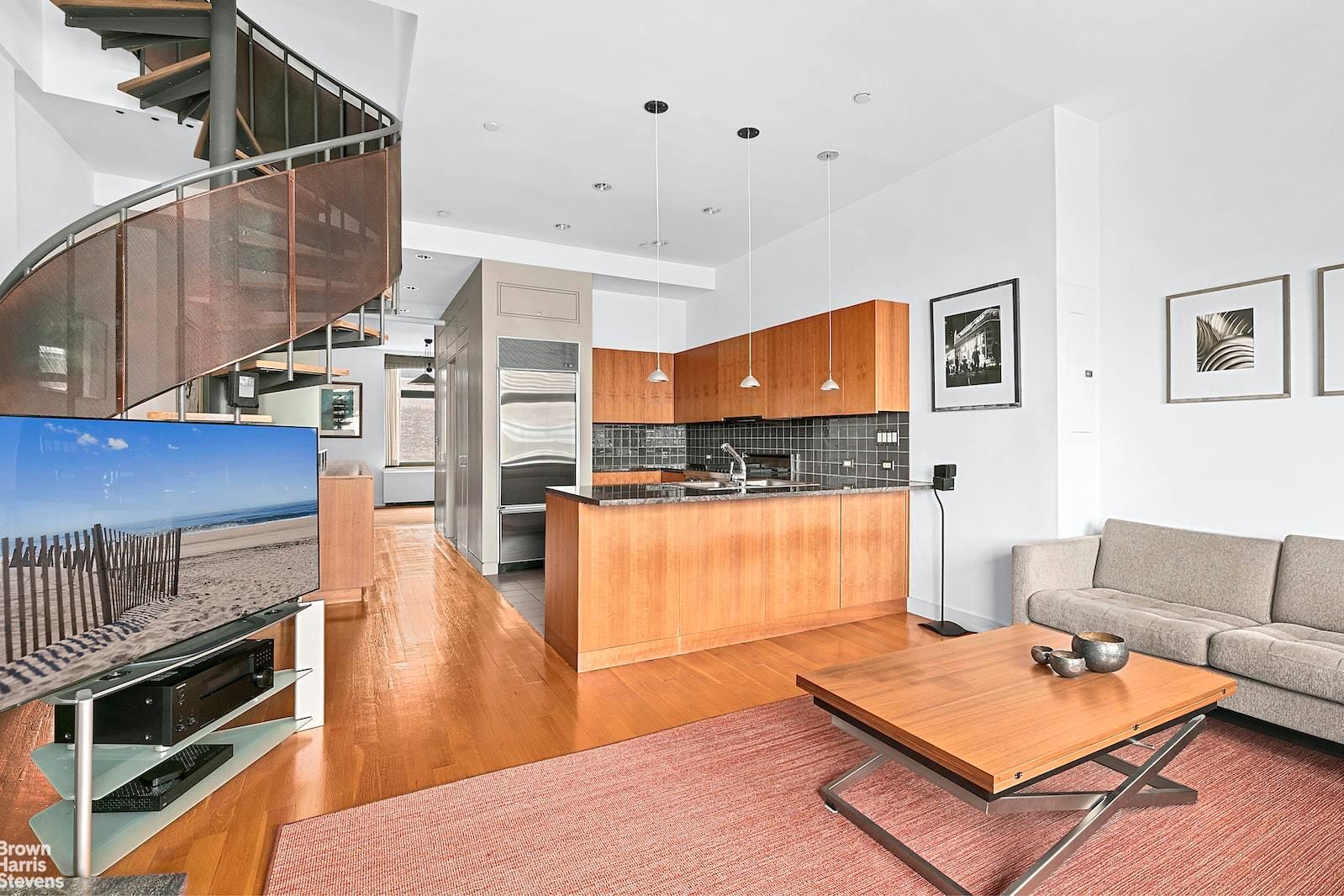This extraordinary sun filled Penthouse residence occupying the top three floors of one of the most iconic condo loft buildings in the heart of Noho The Silk Building, features amazing ...