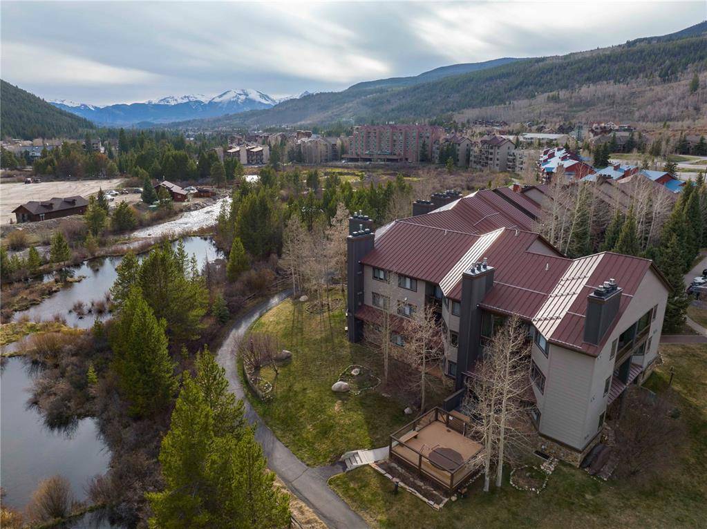 Idyllic setting at Frostfire Condos overlooking the ski slopes, wetlands, and Snake River.