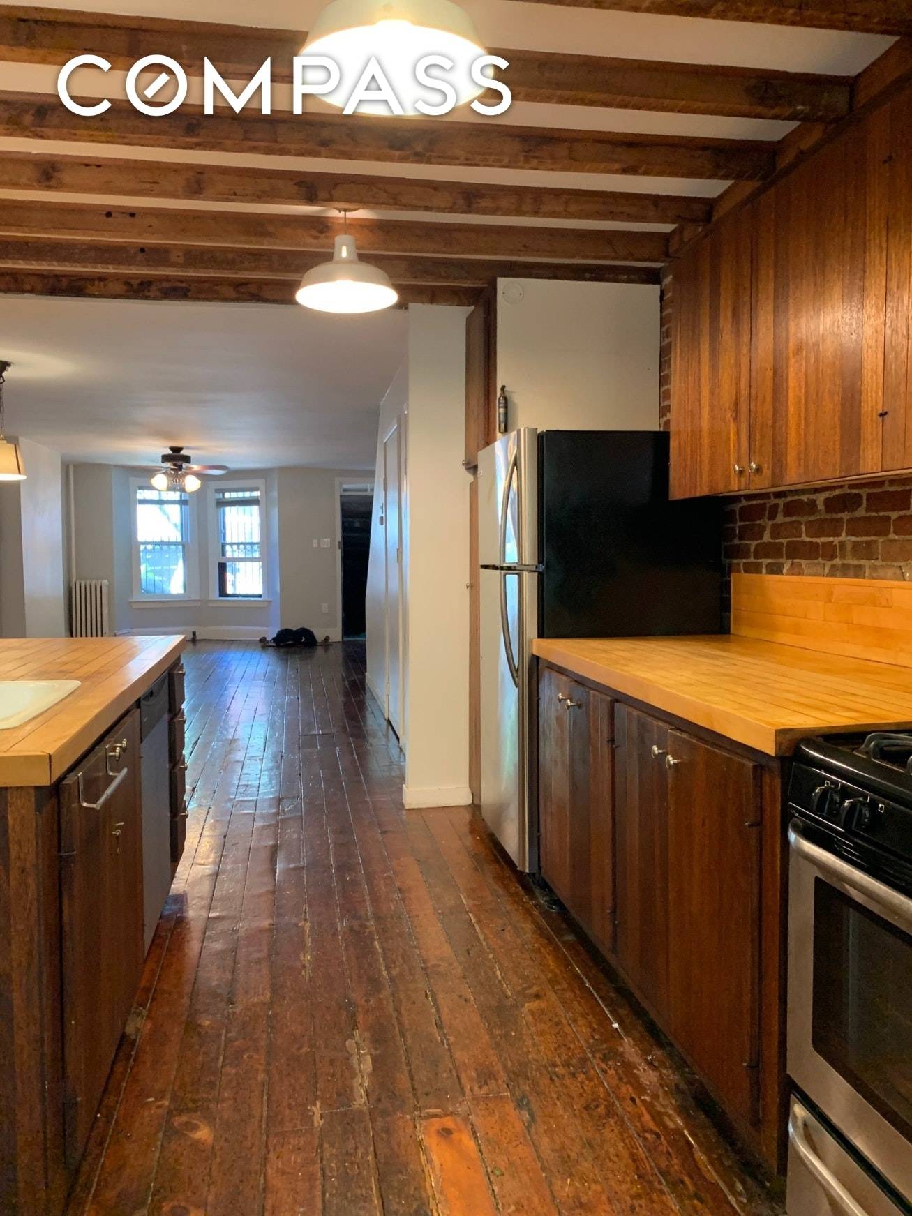 Warm amp ; Inviting is this 1400 sqft true not a railroad two 2 bedroom garden duplex in a leafy historical Park Slope A comfortable front, living room with lovely ...