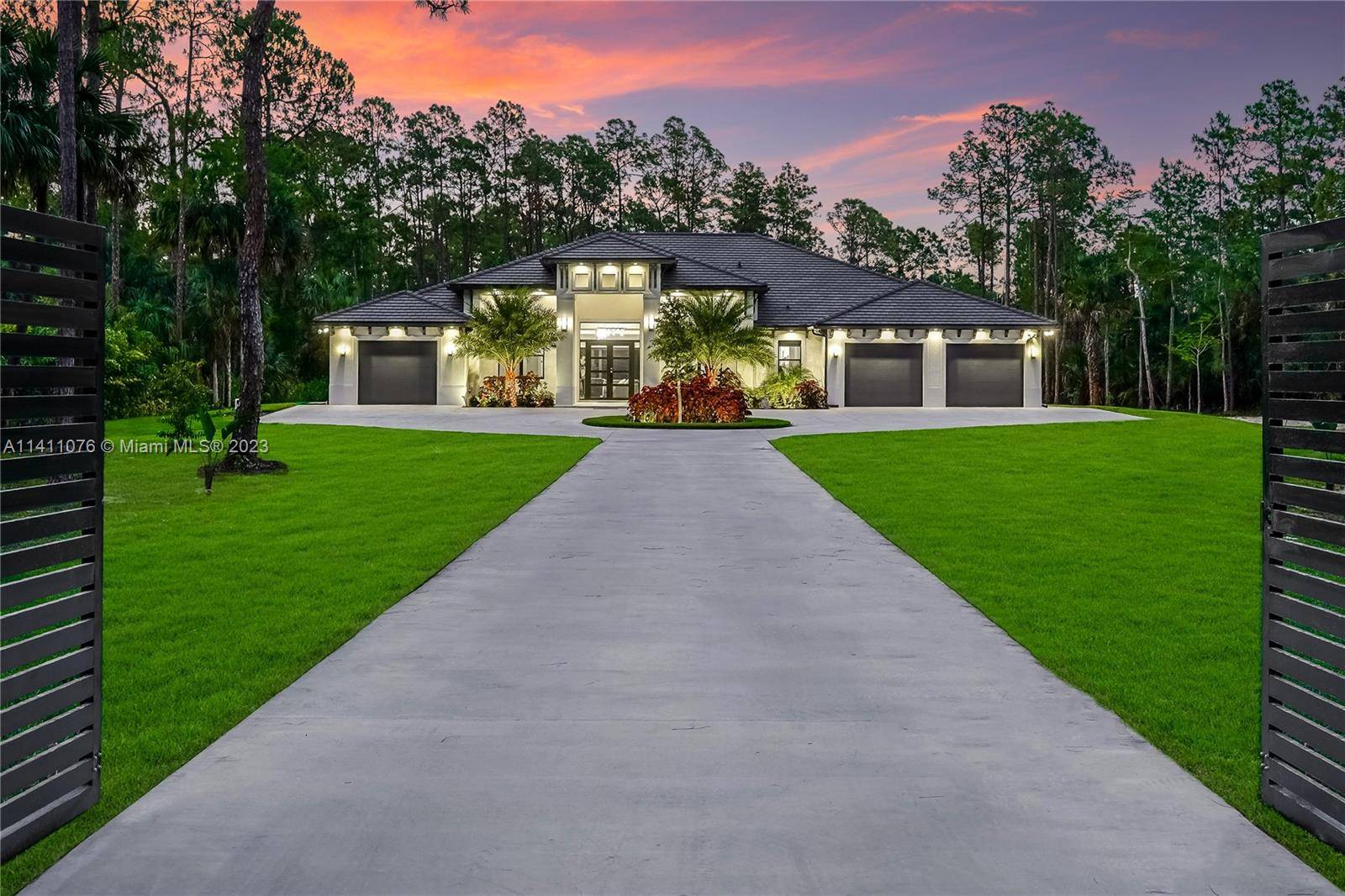 This property offers luxury, privacy, and ample space for entertaining.
