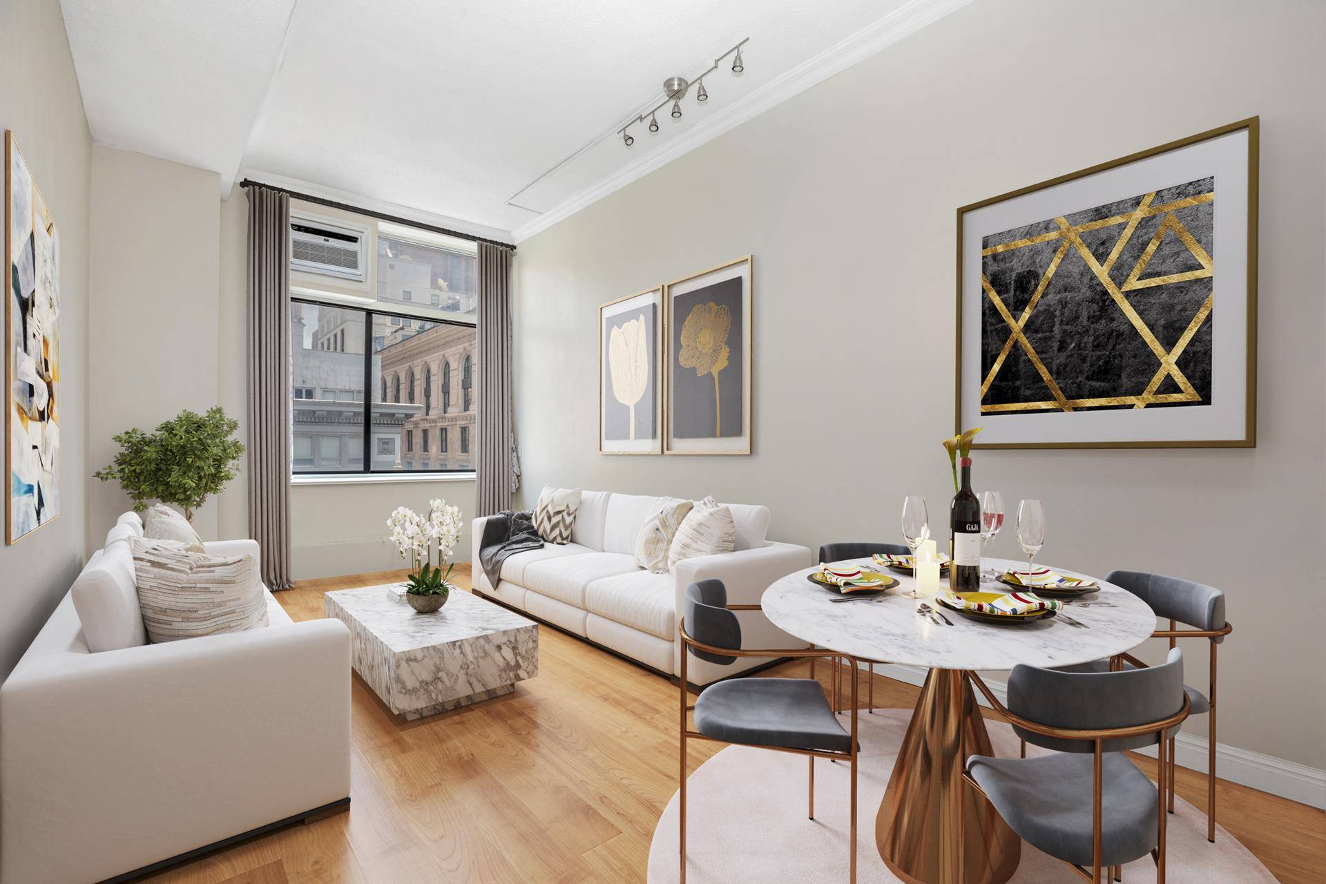 UNBEATABLE NEW PRICE ! BRING OFFERS FOR THIS RARE LOFT WITH 12 FOOT CEILINGS OVERLOOKING FIFTH AVENUE !