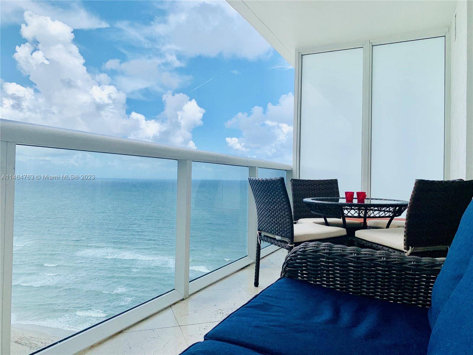 BEAUTIFUL AND FULLY FURNISHED 1 BD, 1 BATH APARTMENT IN THE FAMOUS BEACH CLUB TOWER TWO LARGE BALCONY WITH SPECTACULAR OCEAN INTRACOASTAL VIEWS WASHER DRYER IN THE UNIT.