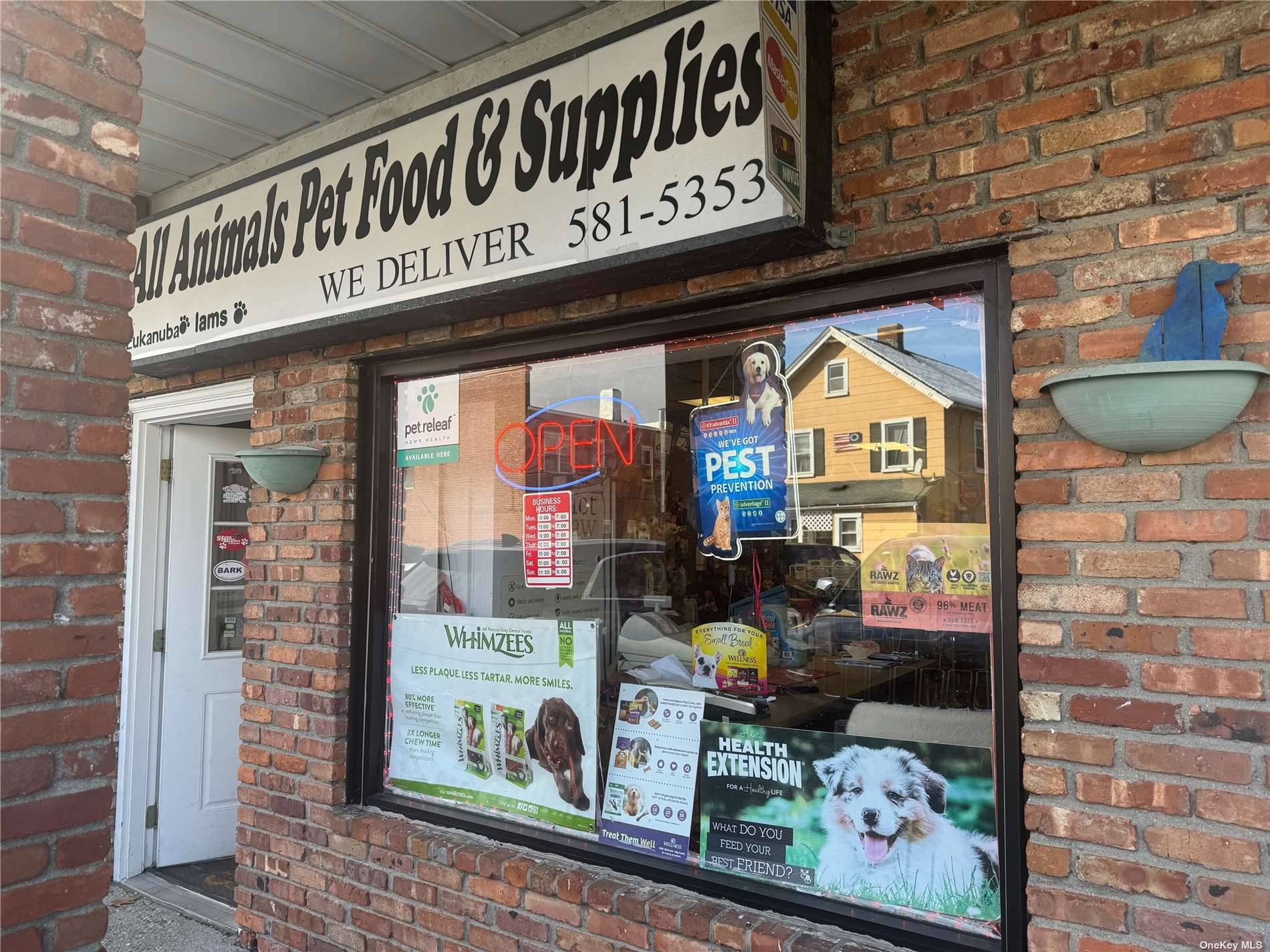 All Animals Pet Food amp ; Supplies 117 West Main Street East Islip, NY Family Run Business, 27 Years.