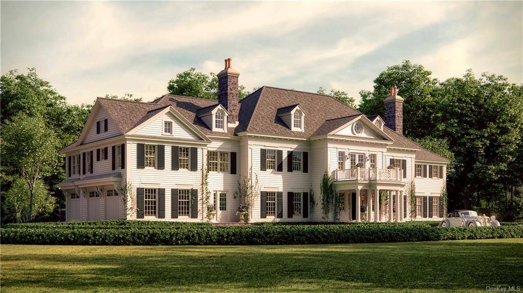 Situated 13 miles from New York City, within the confines of prestigious Greystone on Hudson, stands this remarkable to be built clapboard residence, gracefully nestled on 2.