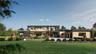 A striking modern façade defined by clean architectural lines, layered landscaping, and a custom pivot entry. The attached two-car garage is seamlessl