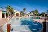 Lakeside pool, gradual walk in.