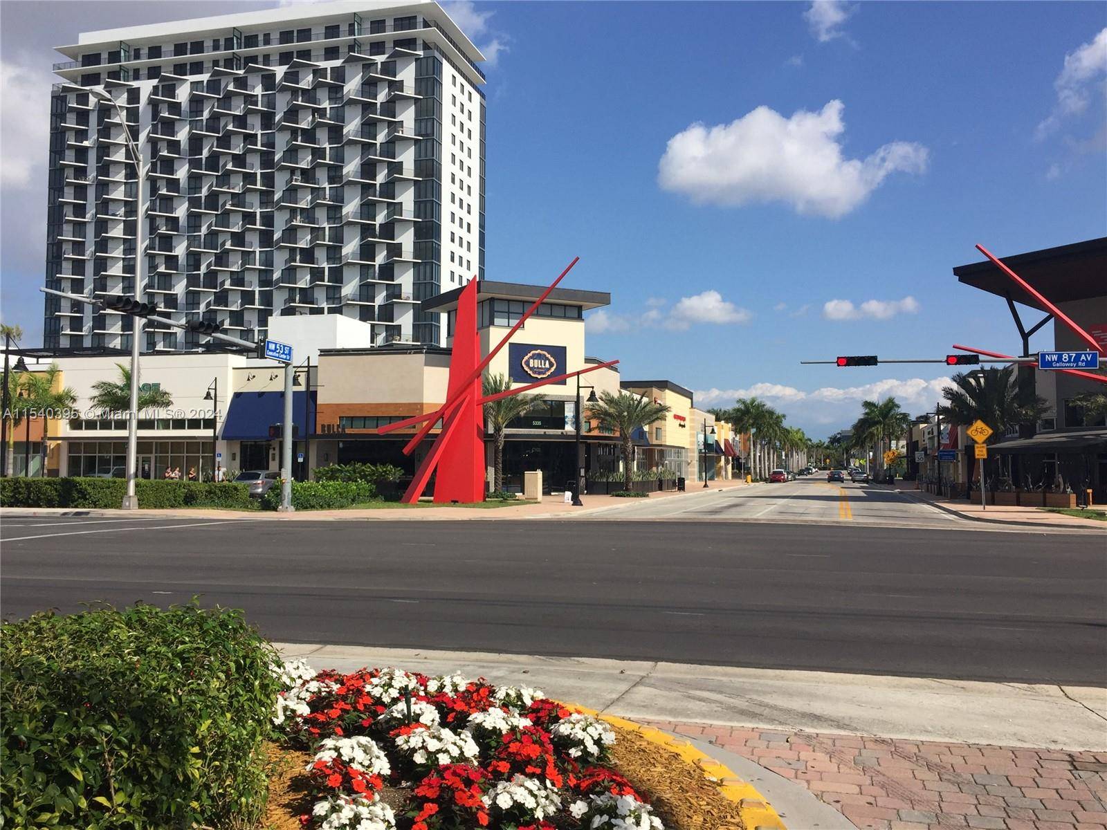 Fully furnished, 1 bedroom, 1 bathroom unit in Downtown Doral.