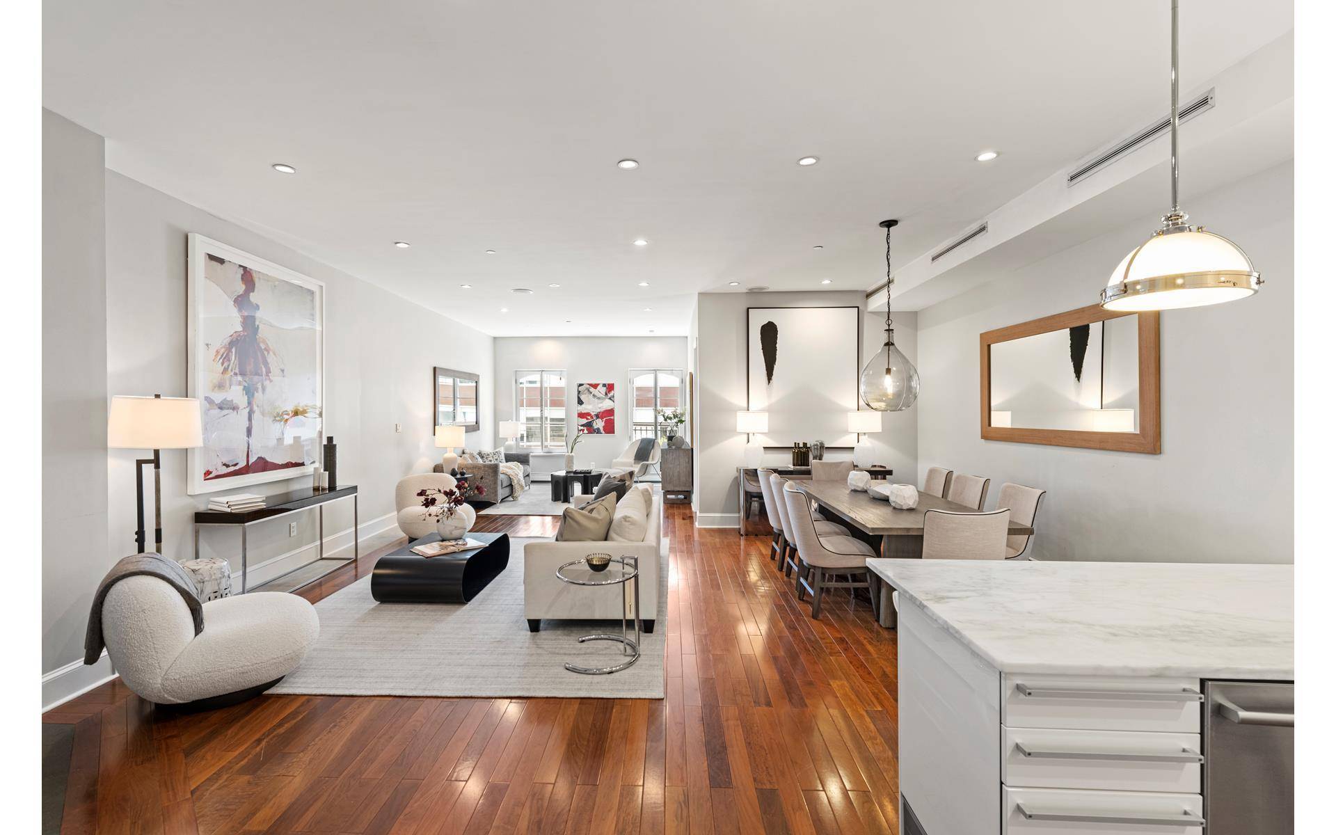 Welcome home to this full floor designer loft in the heart of Tribeca.