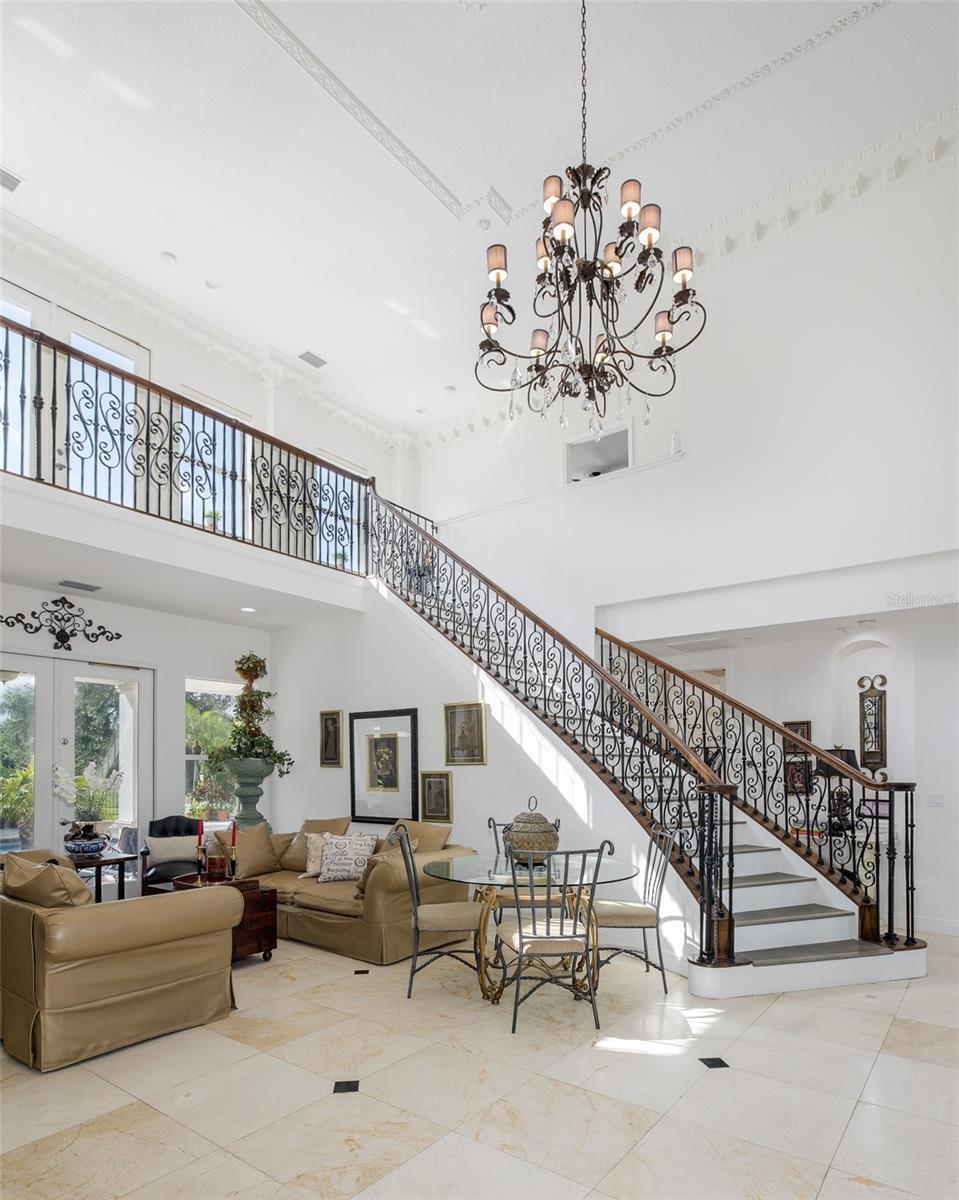 Majestic Wood - Wrought Iron Staircase!