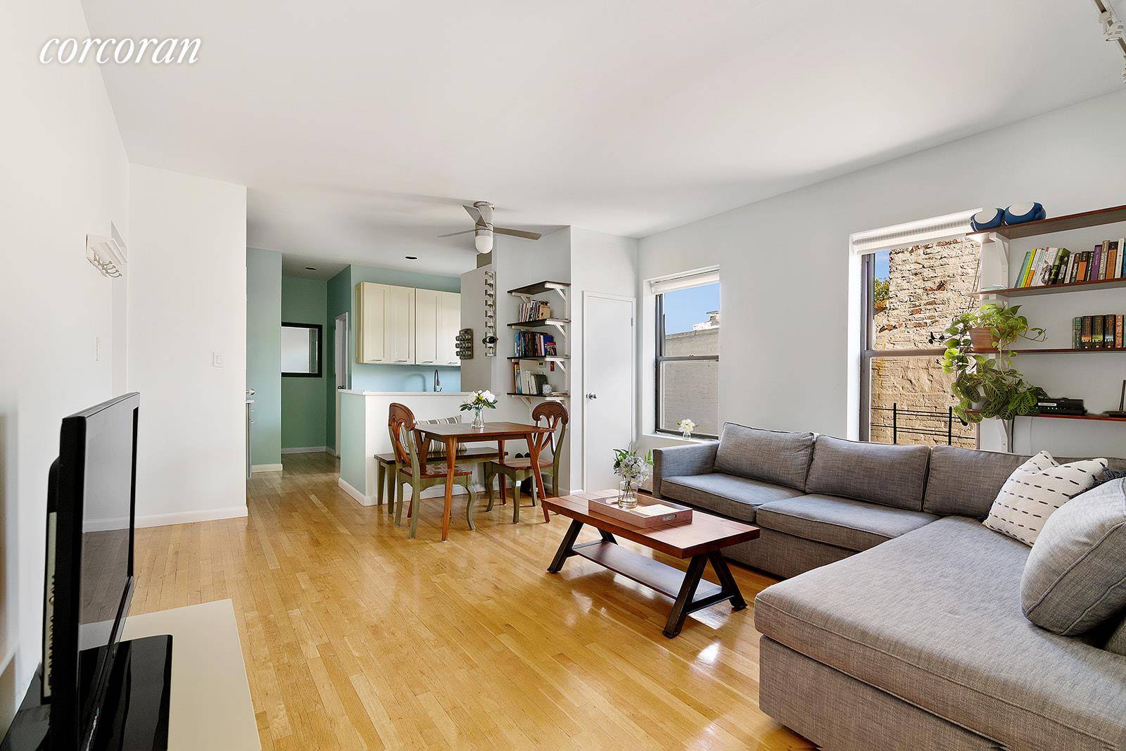 Welcome to this renovated two bedroom, one bathroom co op located on the beautiful, tree lined 13th Street !