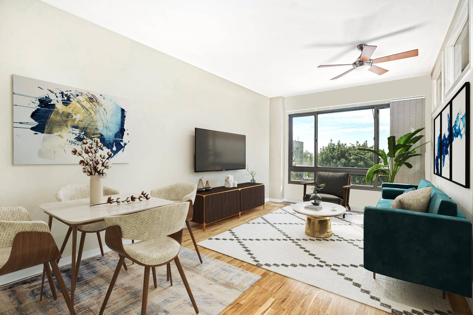 Welcome home to this stunning one bedroom at 500 Fourth Avenue.