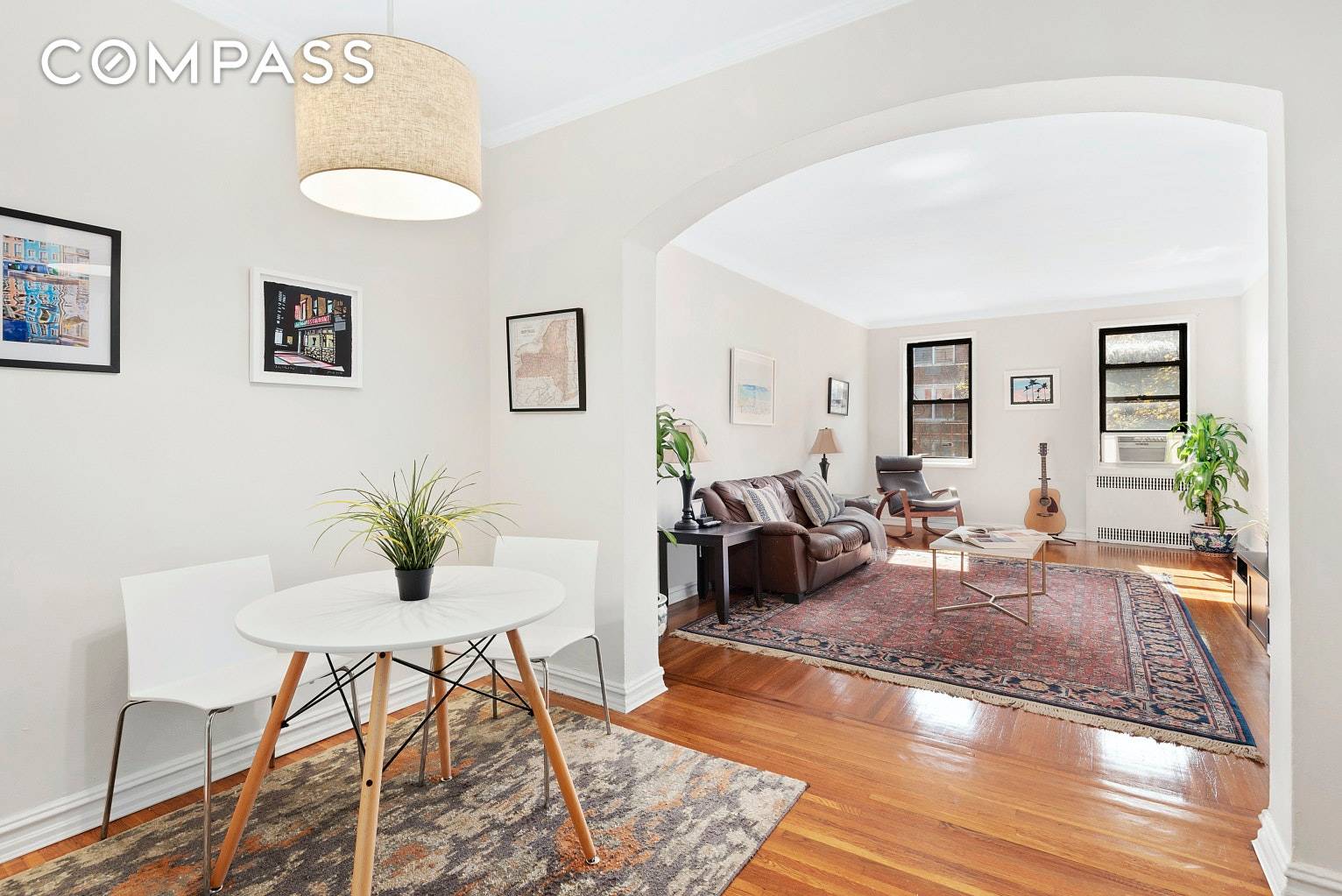 Newly renovated, oversized, pre war, classic Convertible 2 bedroom apartment !