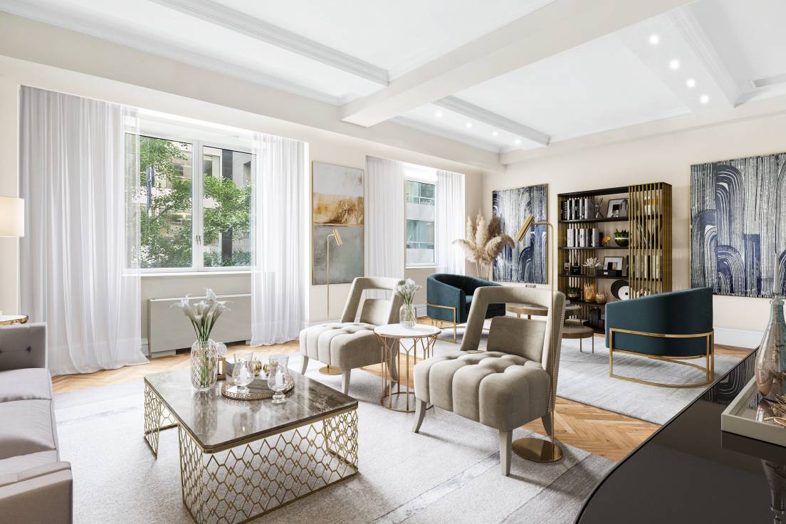 The epitome of elegance, this stylish 4 bedroom, 6 and a half bath condominium with a huge terrace in the sought after Trump Park Avenue was designed for luxurious comfort.