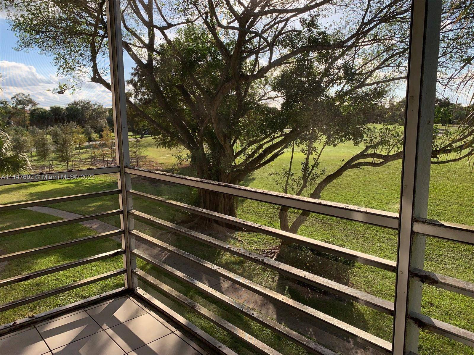 Enjoy beautiful, peaceful GOLF COURSE VIEWS from your screened patio !