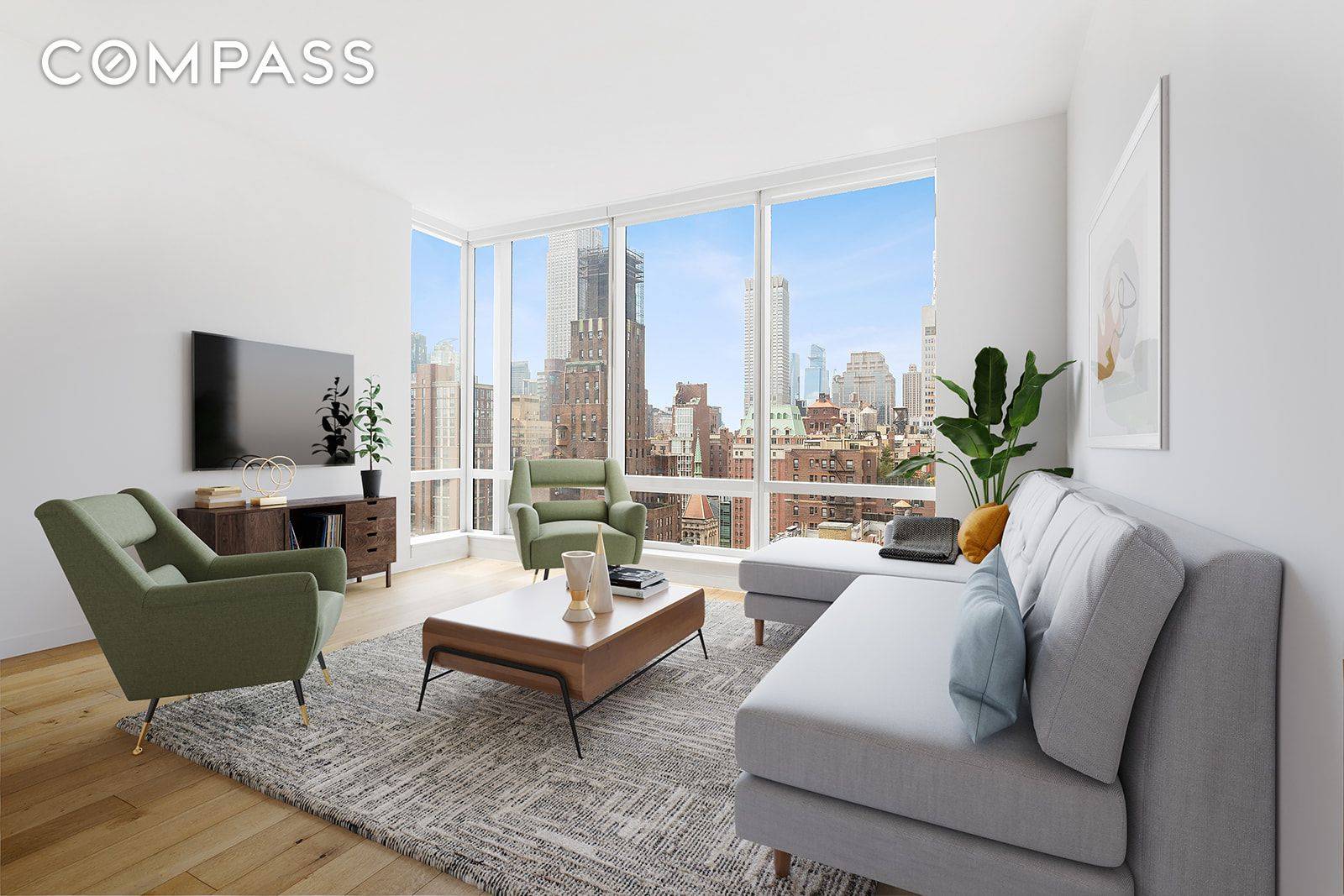 Stunning High Floor 1 Bedroom in a Full Service Luxury Building in Murray Hill Beautiful Open Kitchen with Liebherr, Bosch and Bertazzoni appliances 10ft Ceilings Empire State Building Views Stunning ...