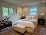 Virtually staged Bedroom