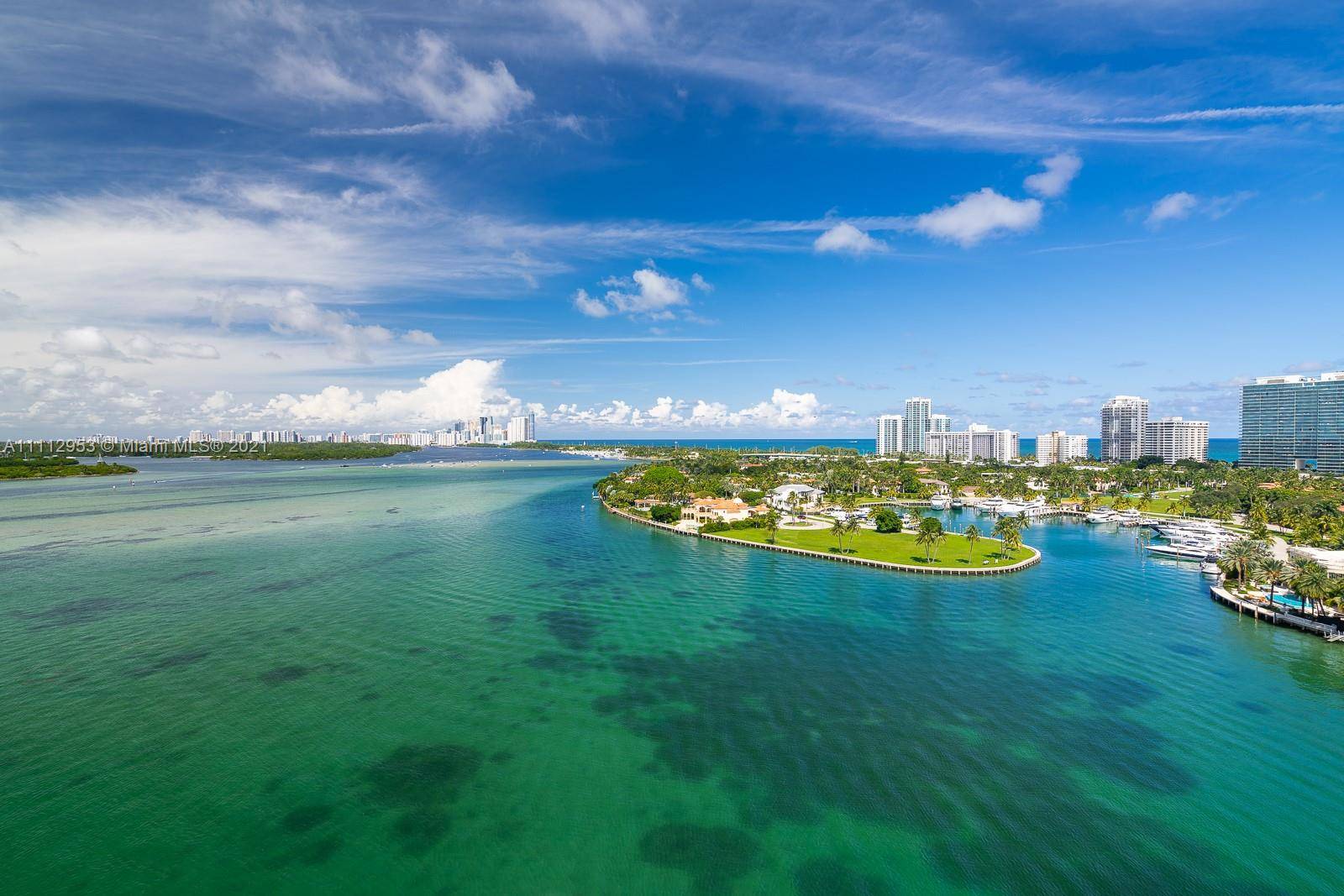 Absolutely stunning views from this unique condominium in Bay Harbor Islands.
