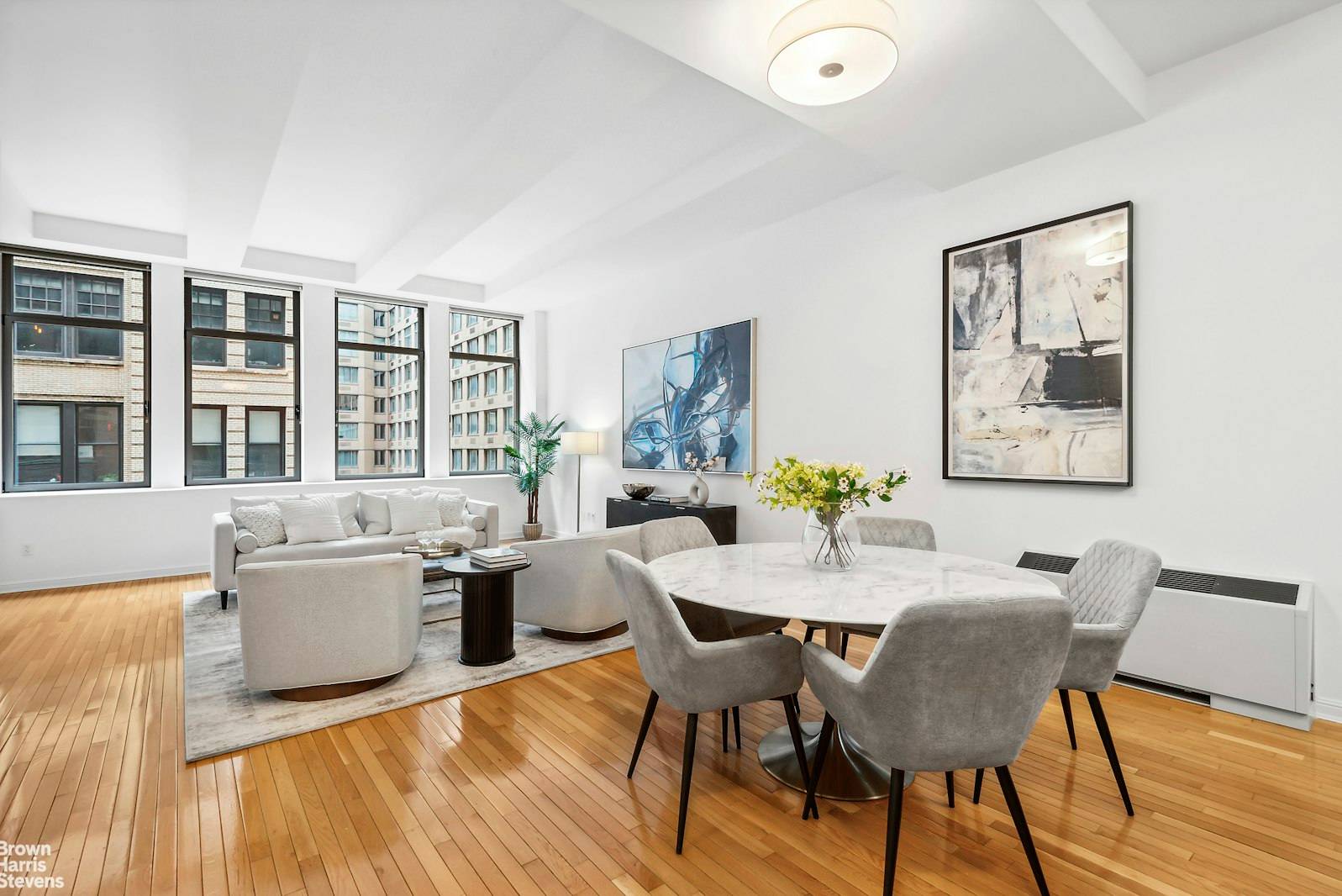 Presenting this elegant and deluxe two bedroom, two bathroom home at the coveted Chelsea Mercantile Condominium, situated in the heart of prime Chelsea.