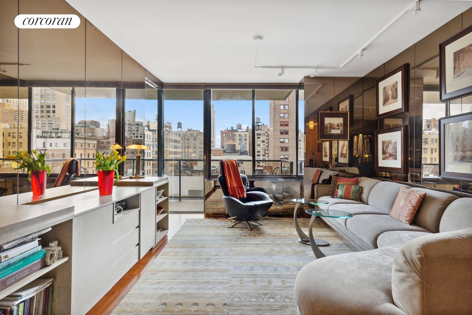 1001 Fifth Avenue 82nd Street Exceptional light filled 1 Bedroom, 1 Bathroom Co op apartment with open city views and a large Balcony that has space for dining and entertaining.