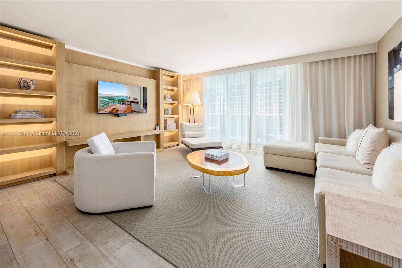 Positioned on the Atlantic Oceanfront with 600 feet of direct beach access, this beachfront private residence is located inside South Beach s eco conscious 1 Hotel Homes.