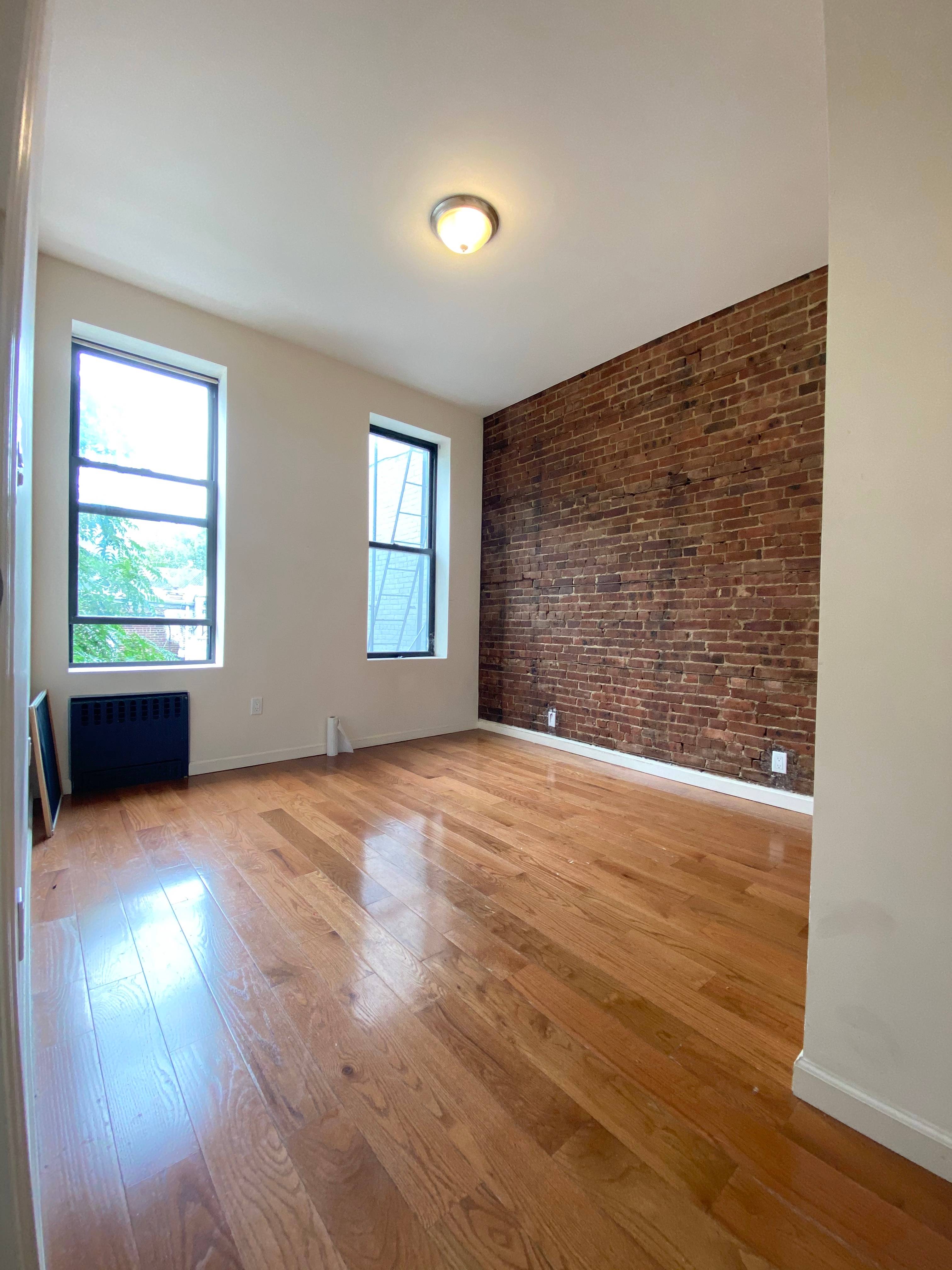 Available for July 1st this sunny and large three bedroom in Williamsburg is centrally located to all the neighborhood offerings.
