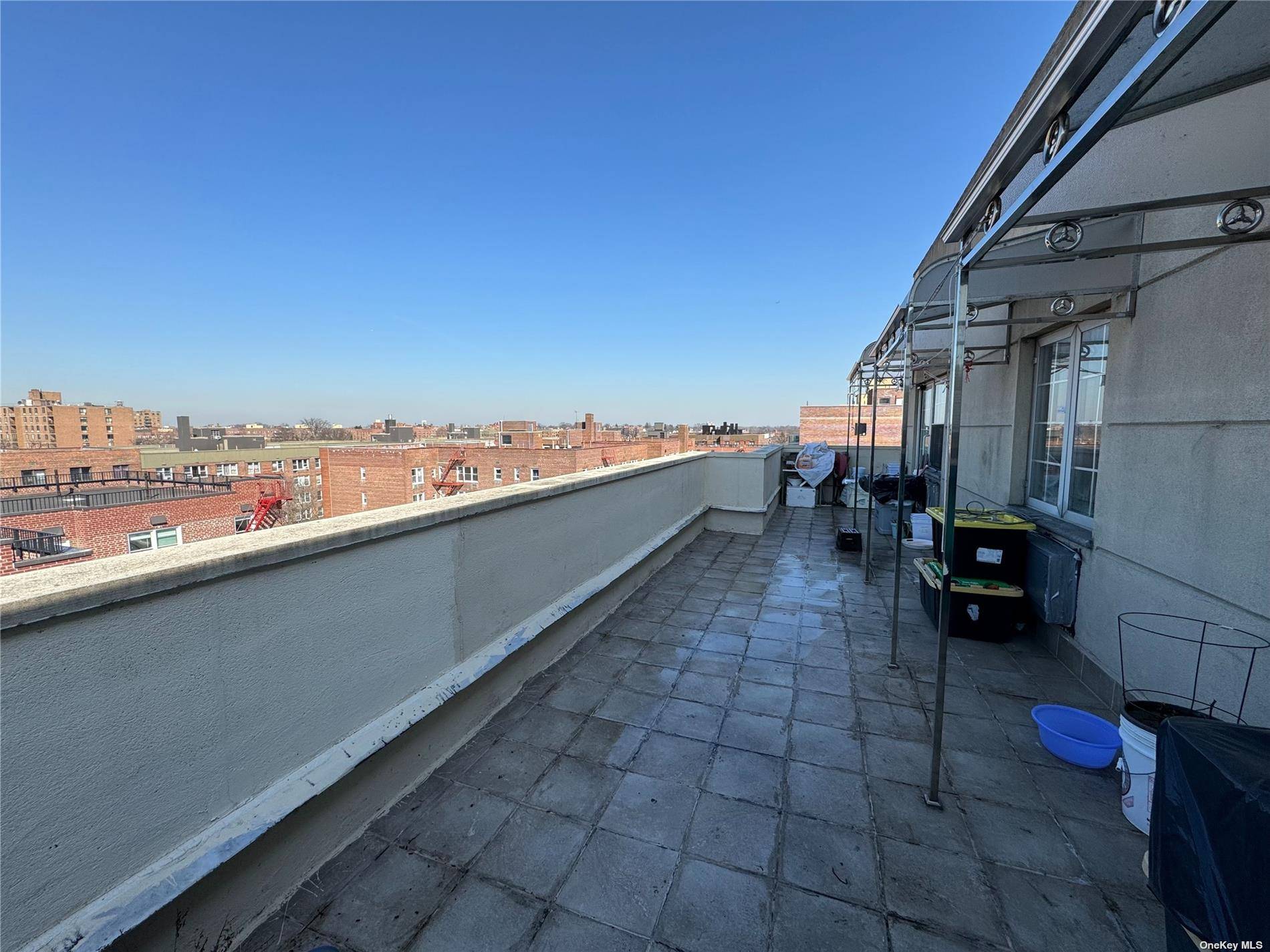 Very Sunny Boutique Condo Penthouse Top 7th Floor features LR, Dining Area, Modern Kit w Stainless Steel Appliances, 2 Bdrms, 2 Full Baths PLUS Large Balcony Terrace Addt 250 Sq ...